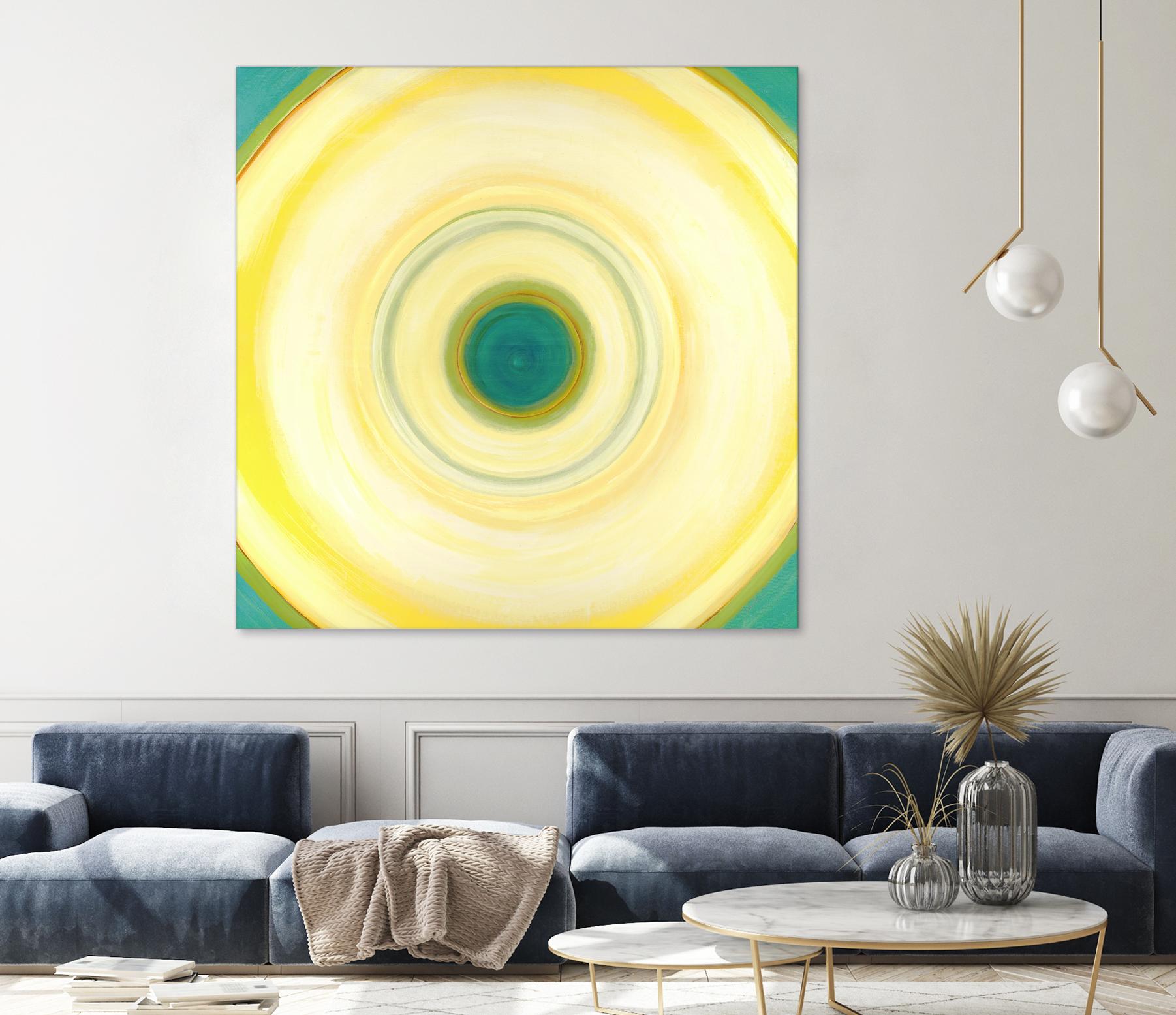 Soft Focus by Liz Jardine on GIANT ART - blue abstract