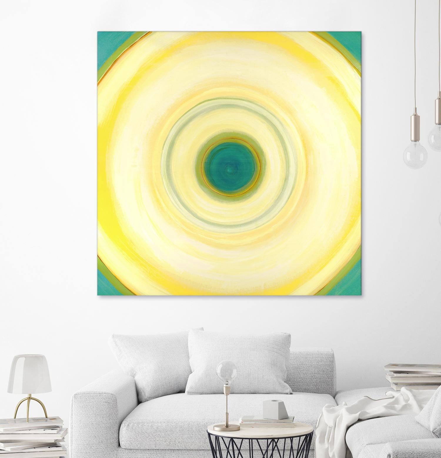 Soft Focus by Liz Jardine on GIANT ART - blue abstract