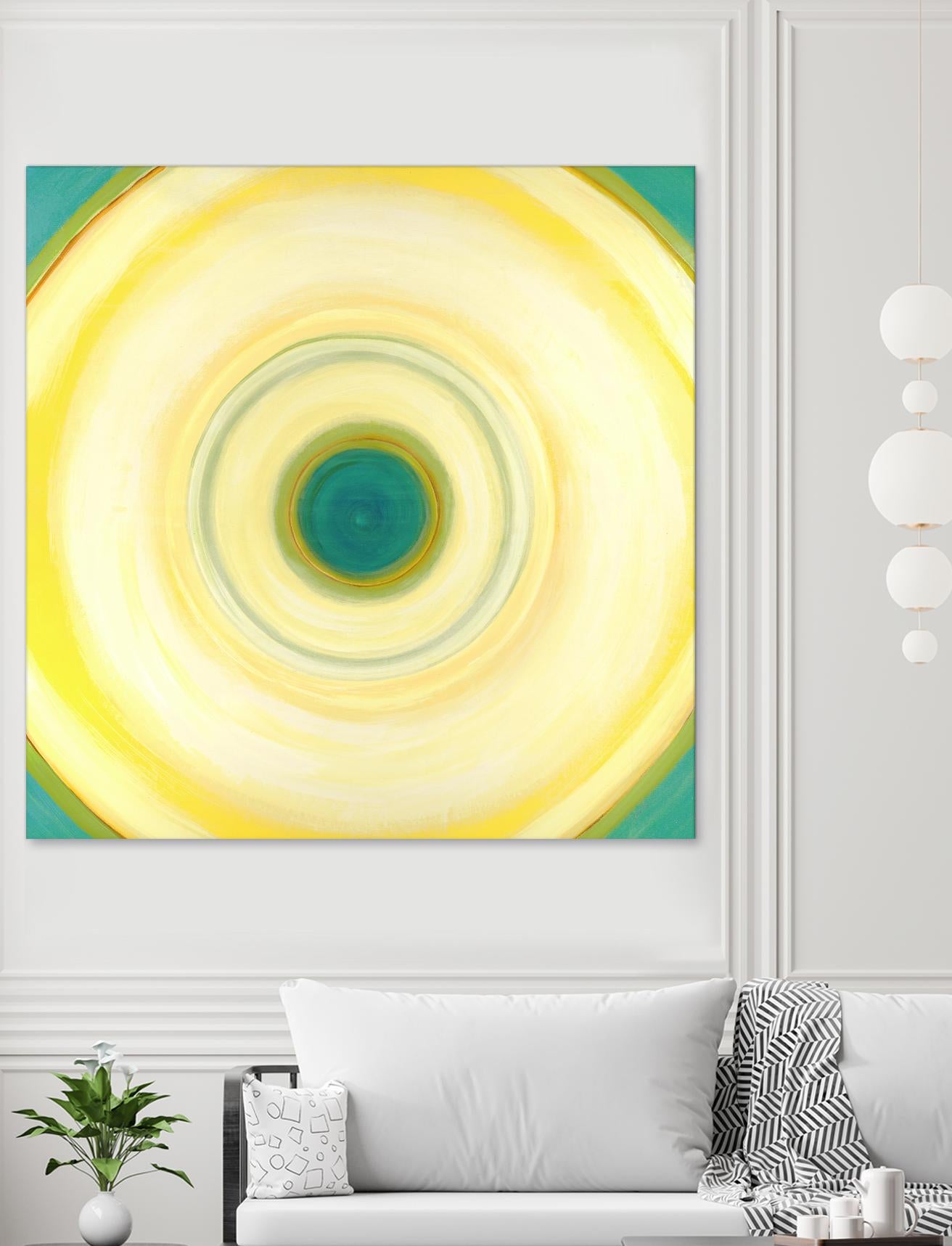 Soft Focus by Liz Jardine on GIANT ART - blue abstract