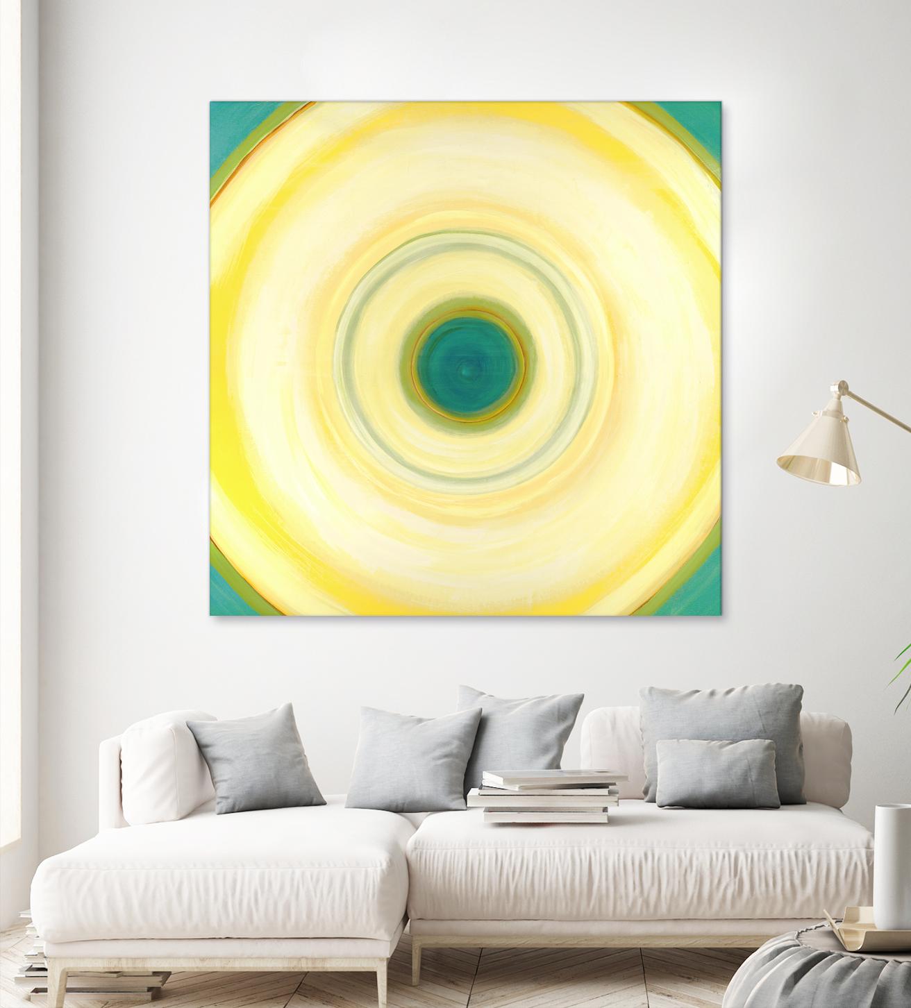 Soft Focus by Liz Jardine on GIANT ART - blue abstract