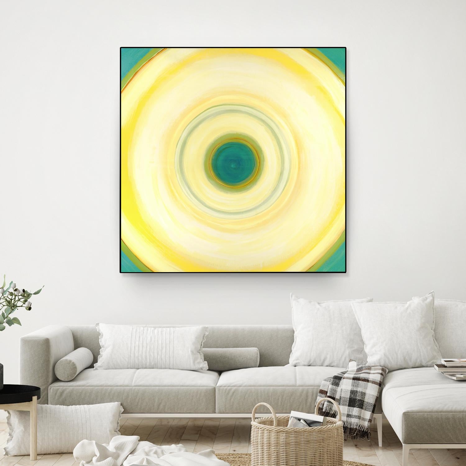 Soft Focus by Liz Jardine on GIANT ART - blue abstract