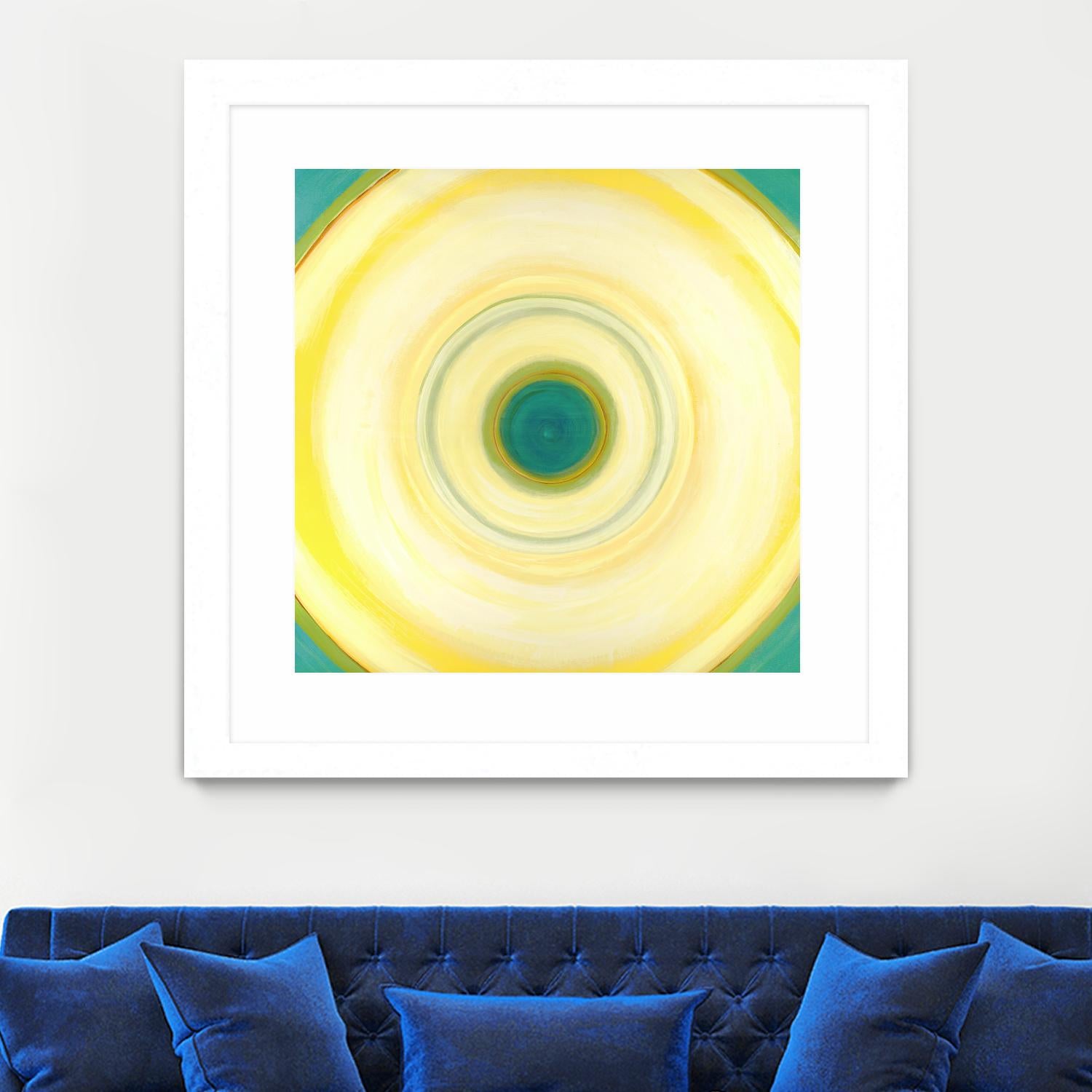 Soft Focus by Liz Jardine on GIANT ART - blue abstract