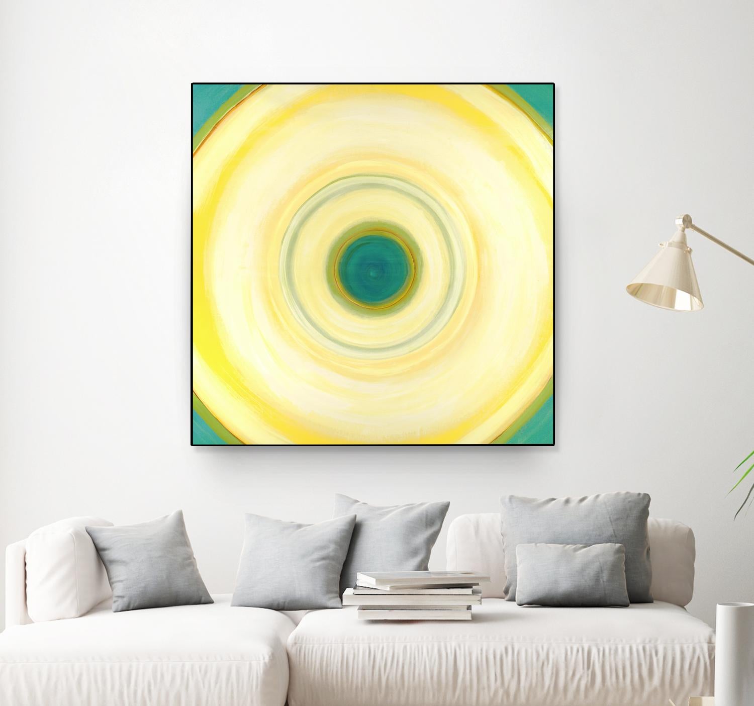 Soft Focus by Liz Jardine on GIANT ART - blue abstract