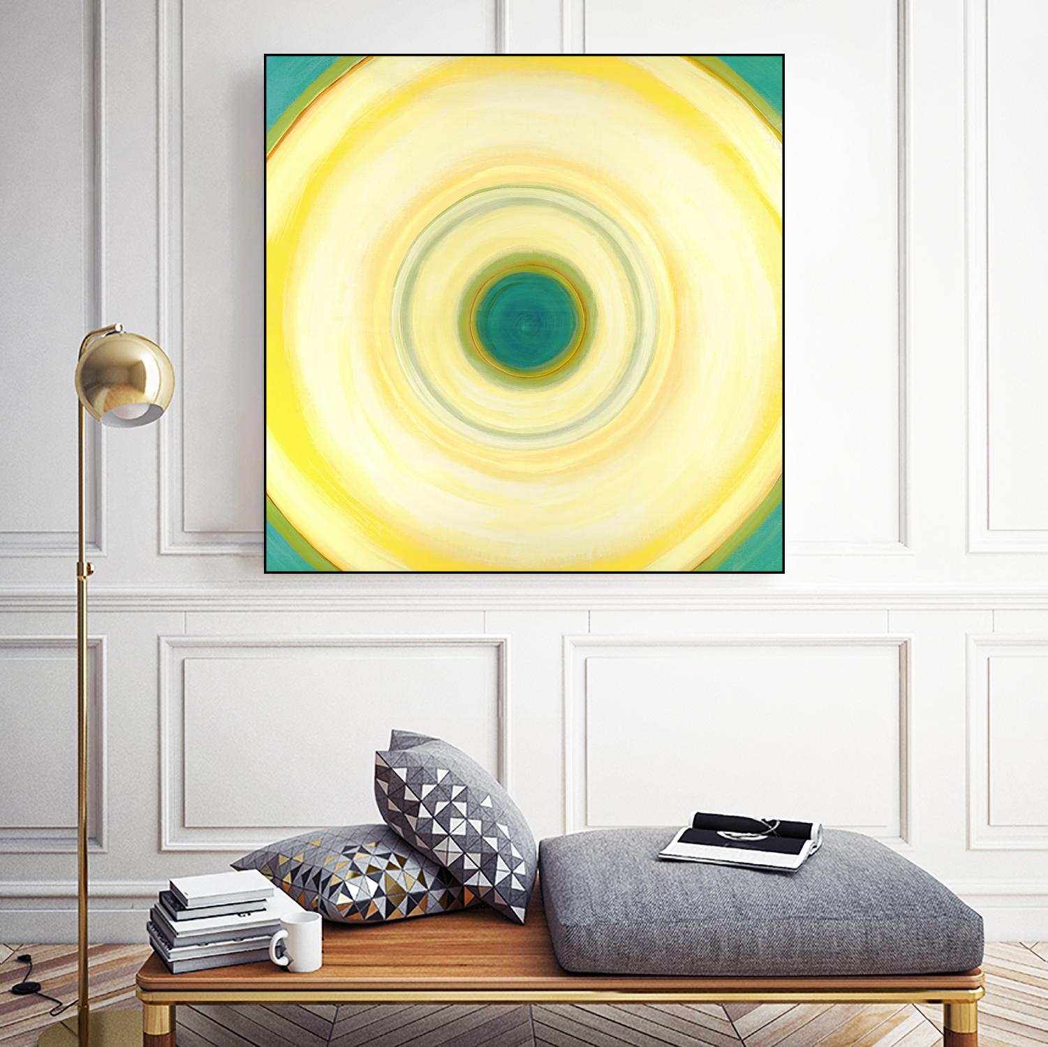 Soft Focus by Liz Jardine on GIANT ART - blue abstract