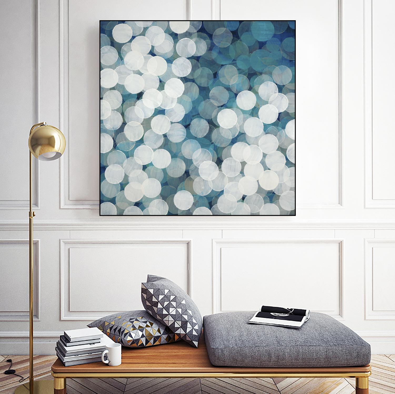 Head in the Clouds by Liz Jardine on GIANT ART - white abstract