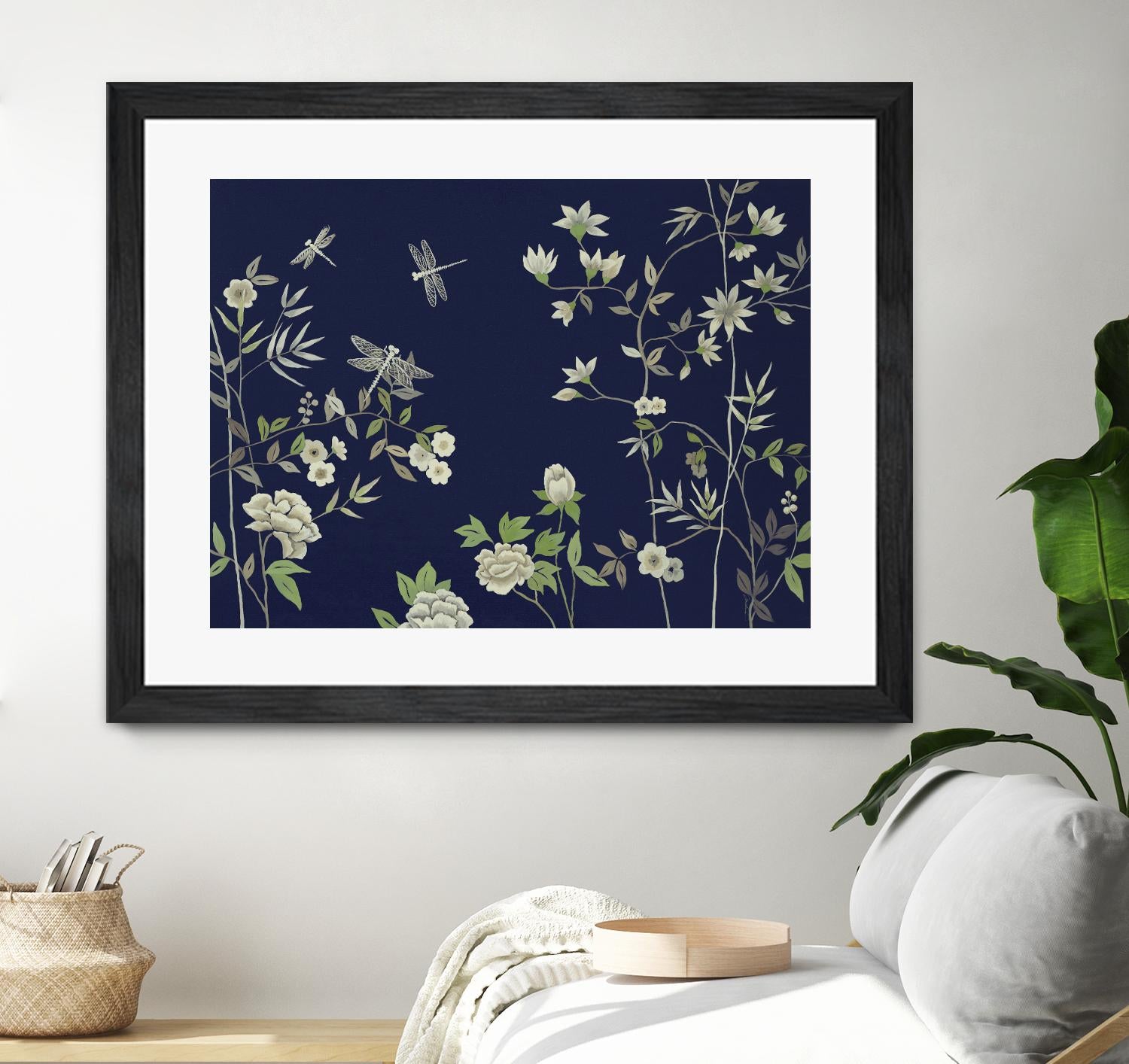 Silken Treasure II V6 by Liz Jardine on GIANT ART - blues florals
