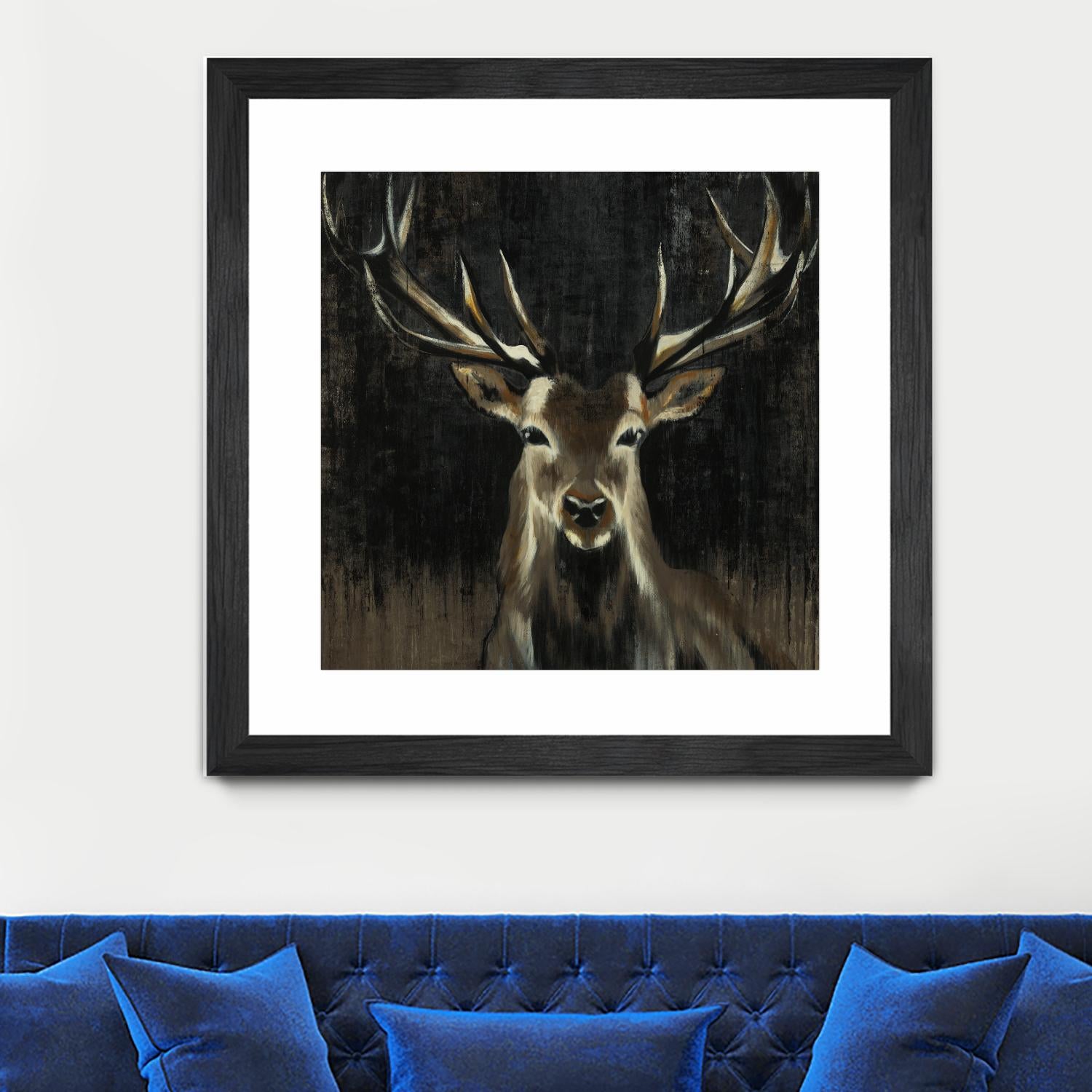 Young Buck by Liz Jardine on GIANT ART - black animals
