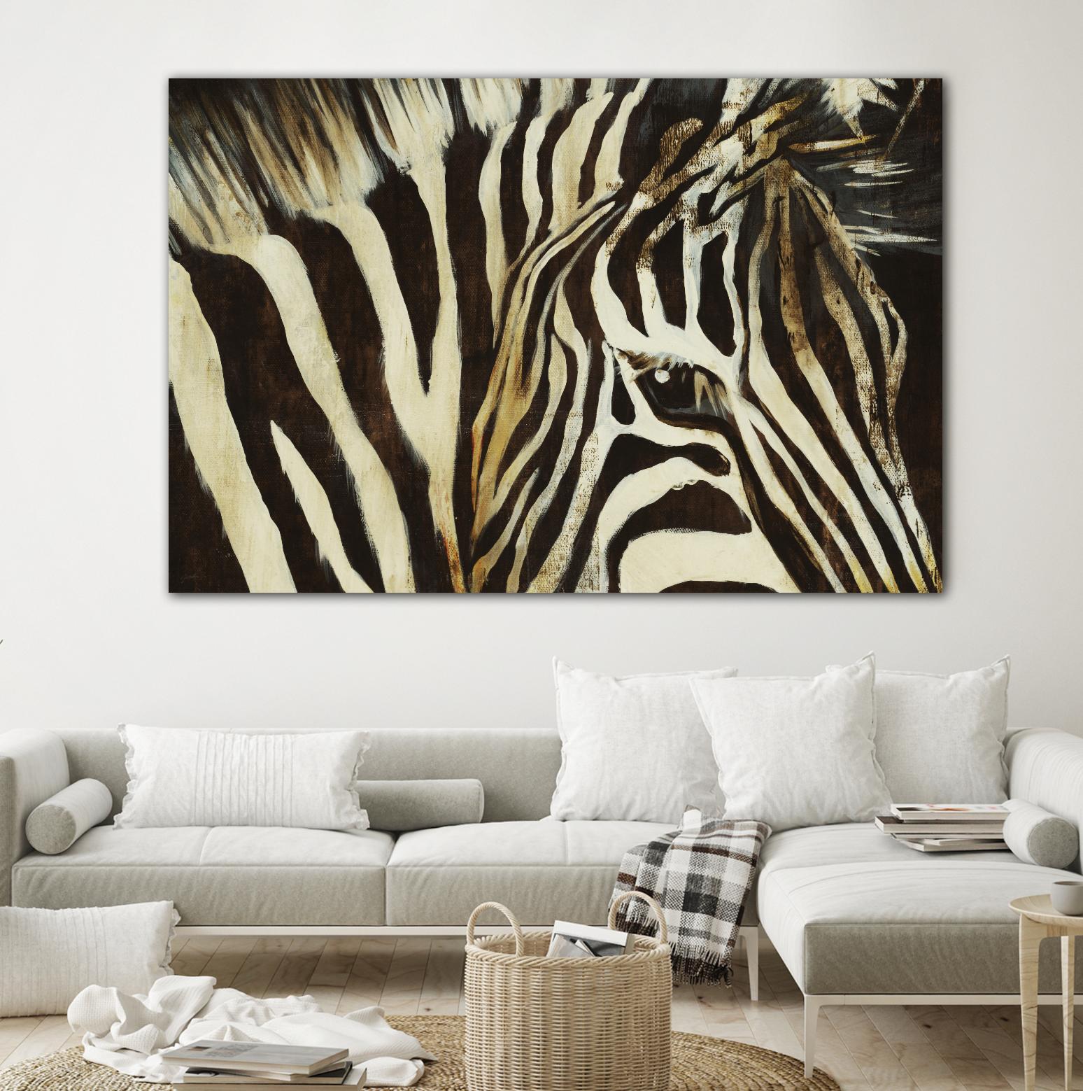 Striped Pajamas by Liz Jardine on GIANT ART - brown animals