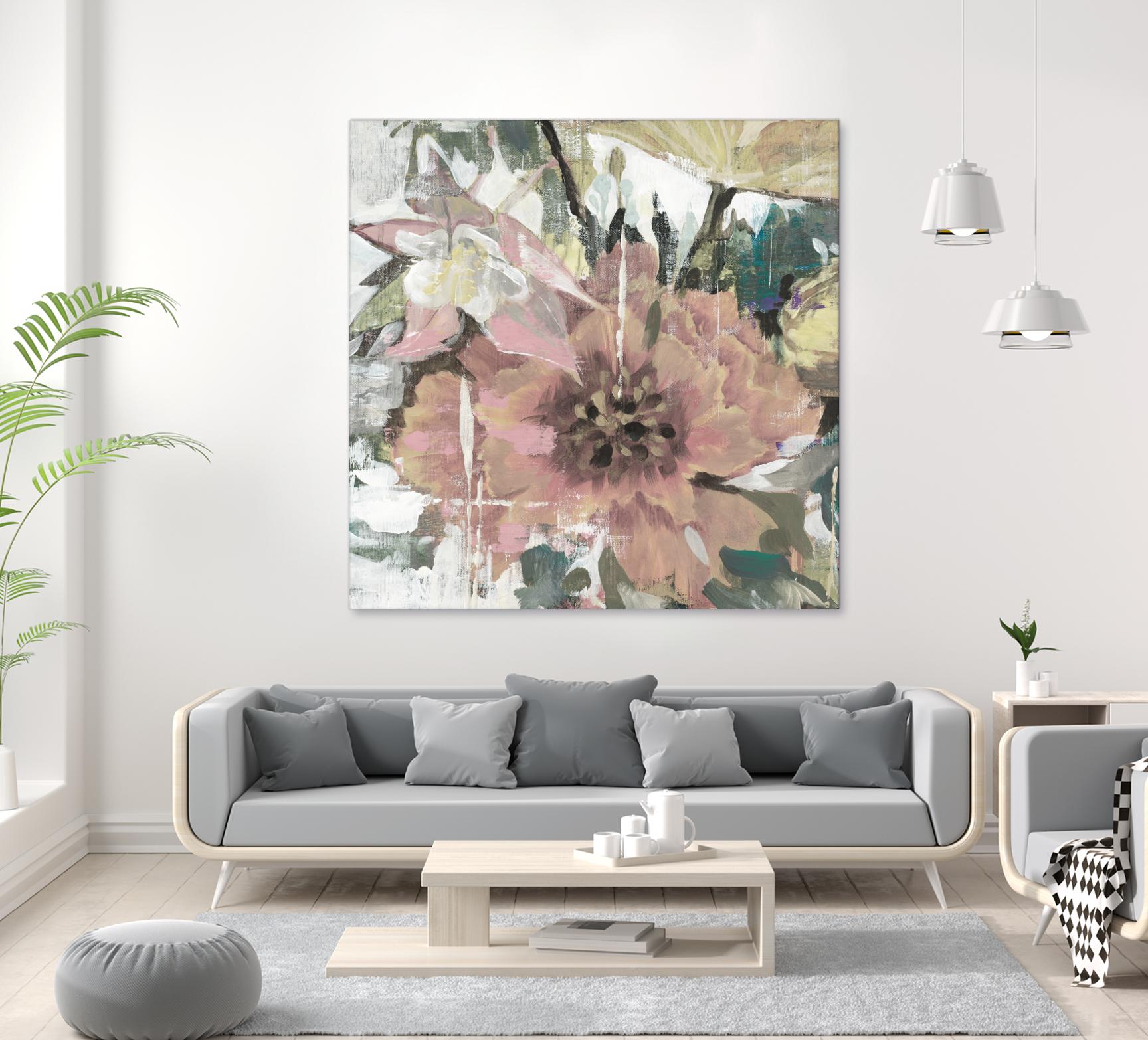 Simple Gifts V4 by Liz Jardine on GIANT ART - pinks florals