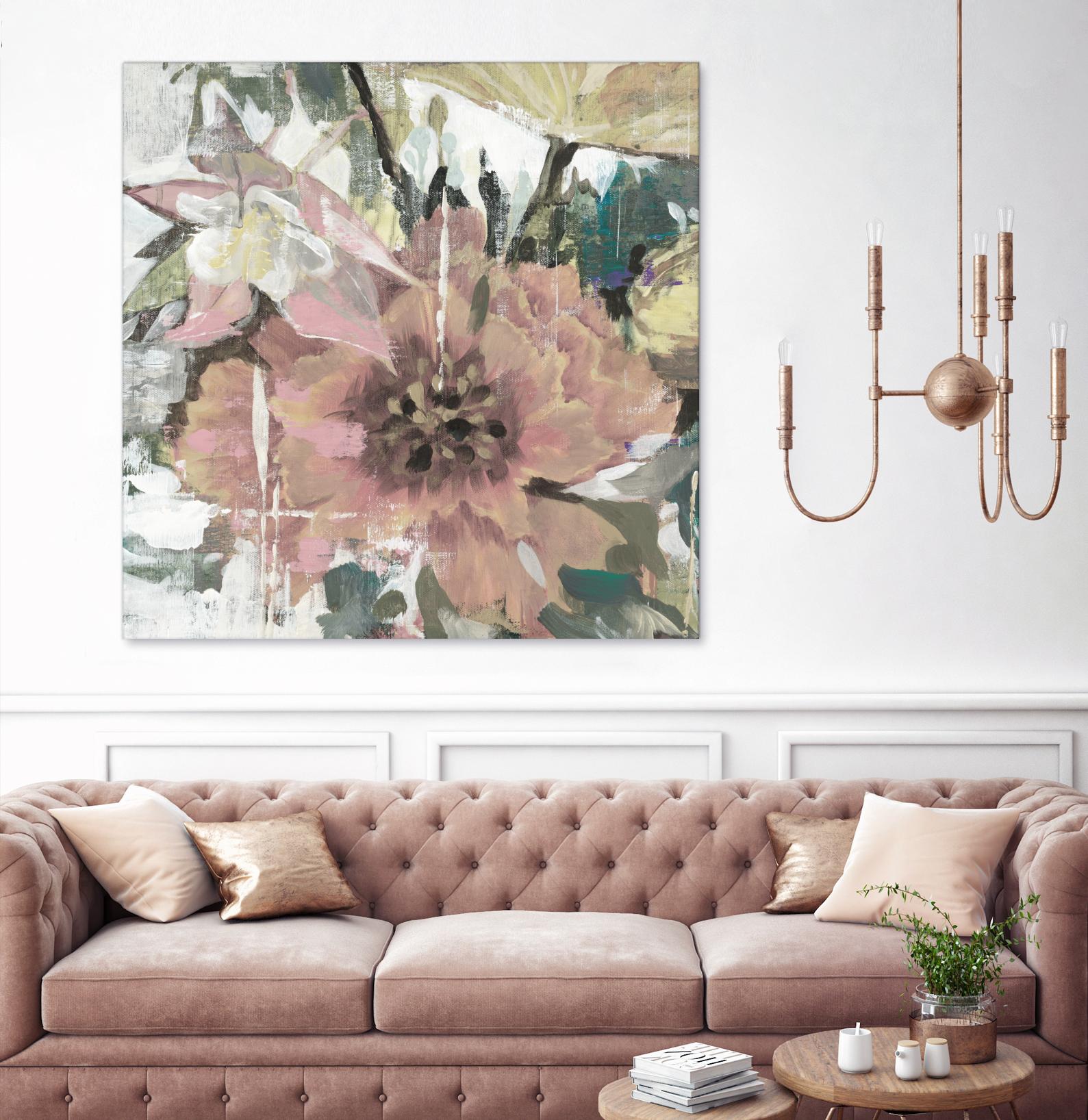 Simple Gifts V4 by Liz Jardine on GIANT ART - pinks florals