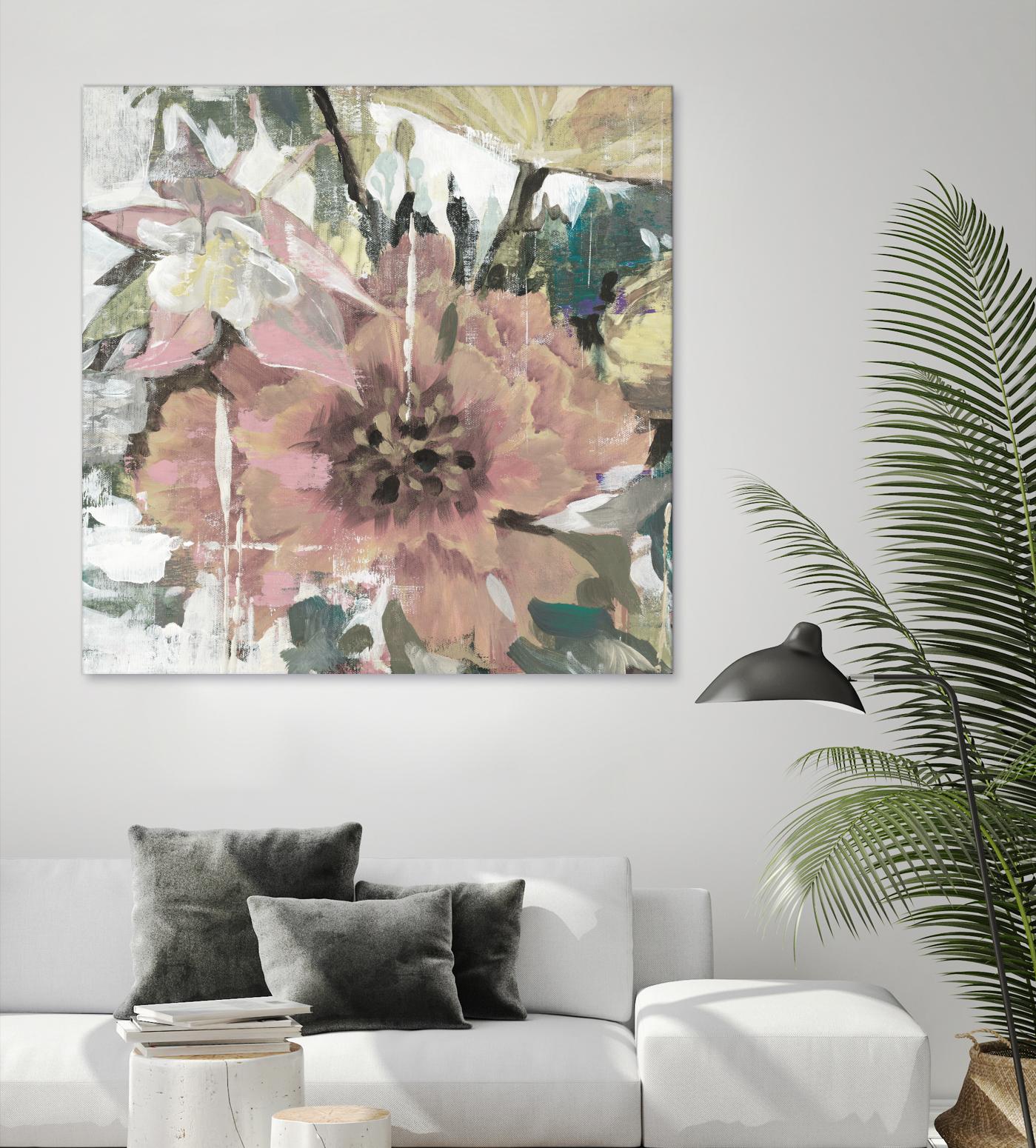 Simple Gifts V4 by Liz Jardine on GIANT ART - pinks florals