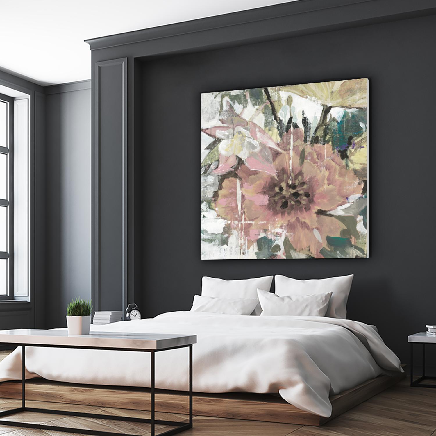 Simple Gifts V4 by Liz Jardine on GIANT ART - pinks florals