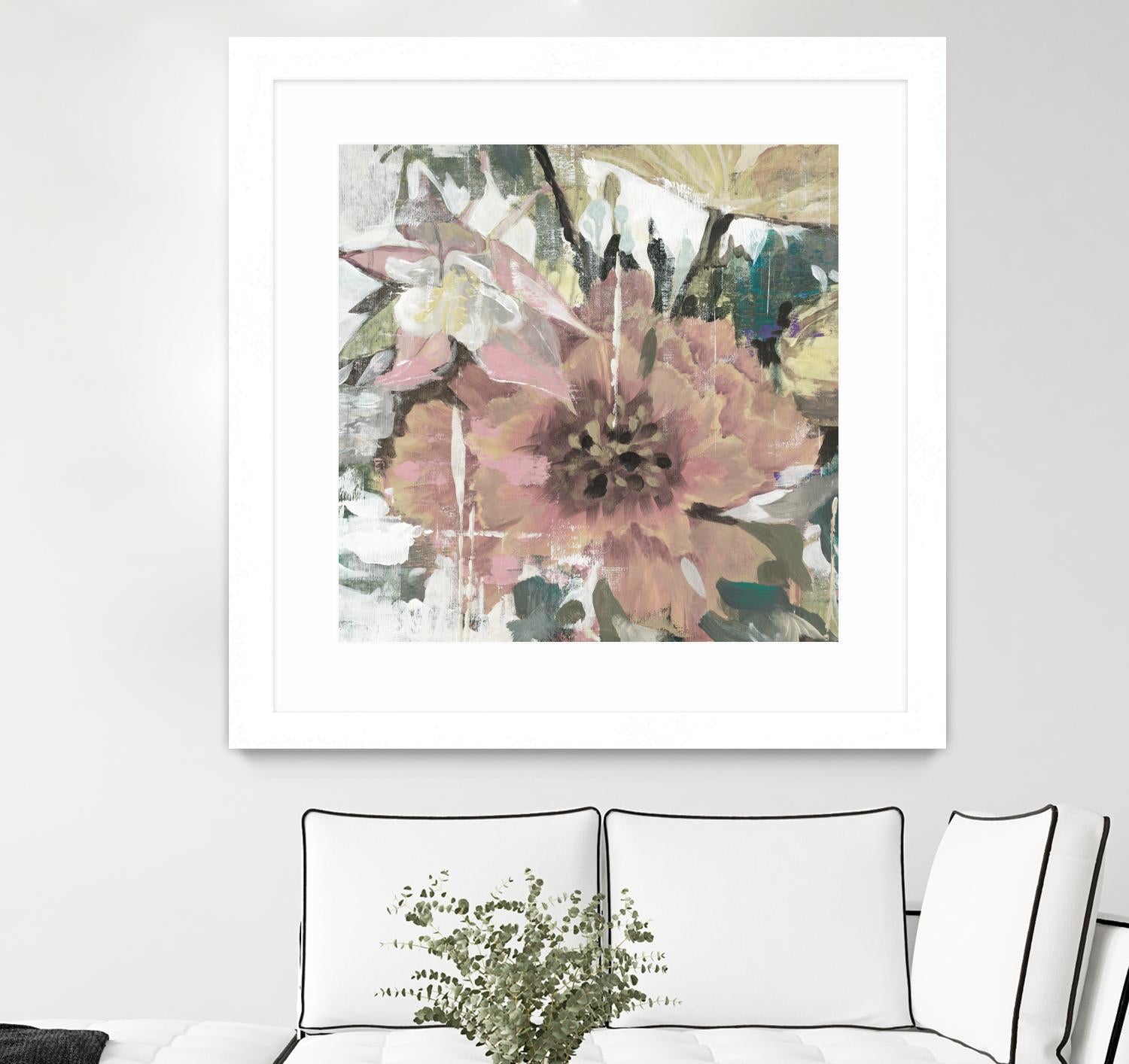 Simple Gifts V4 by Liz Jardine on GIANT ART - pinks florals
