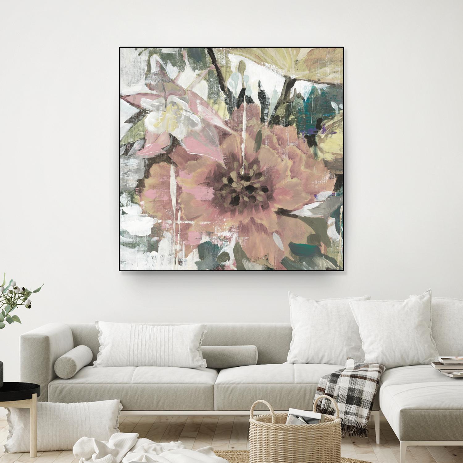 Simple Gifts V4 by Liz Jardine on GIANT ART - pinks florals