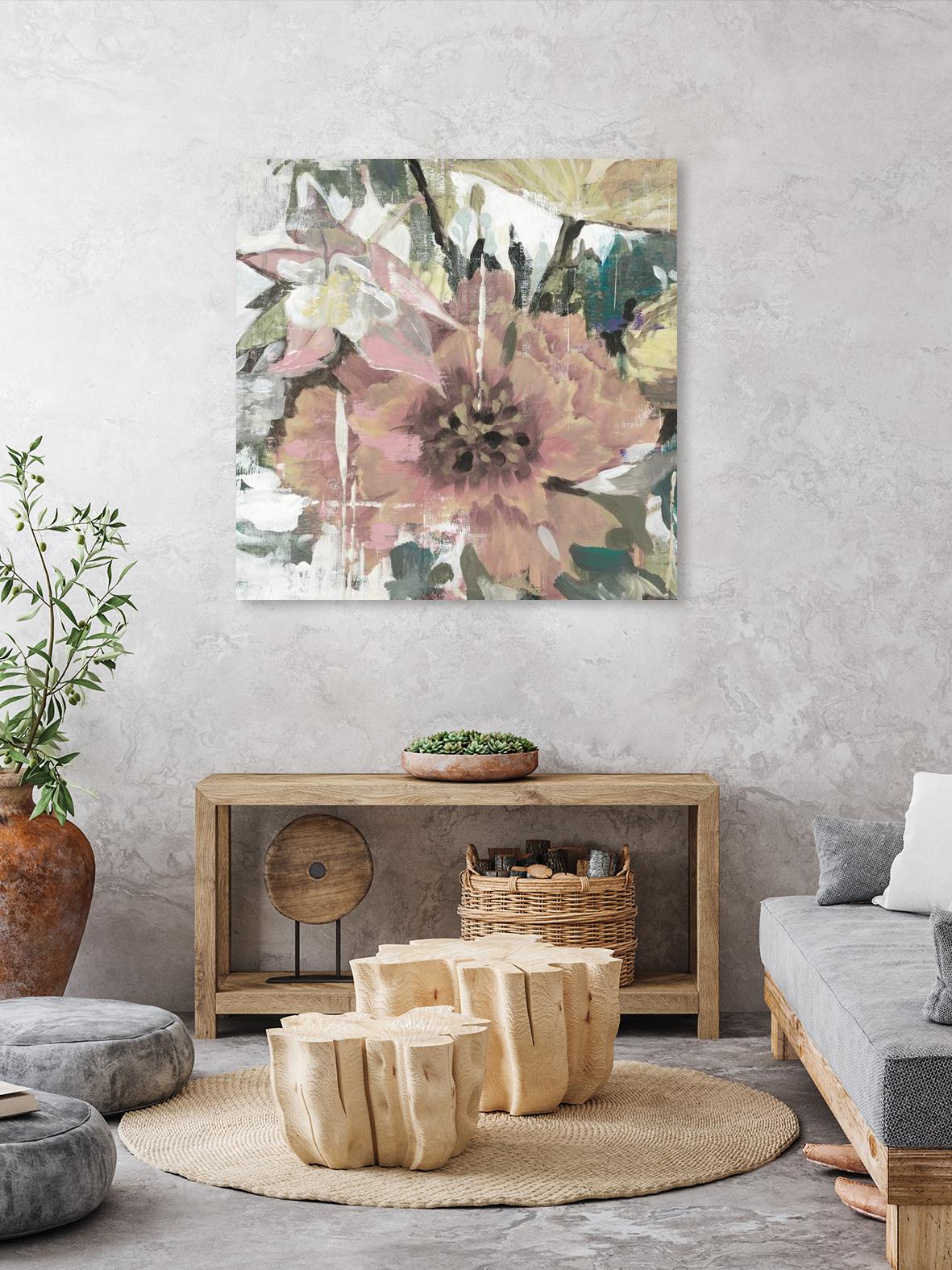 Simple Gifts V4 by Liz Jardine on GIANT ART - pinks florals