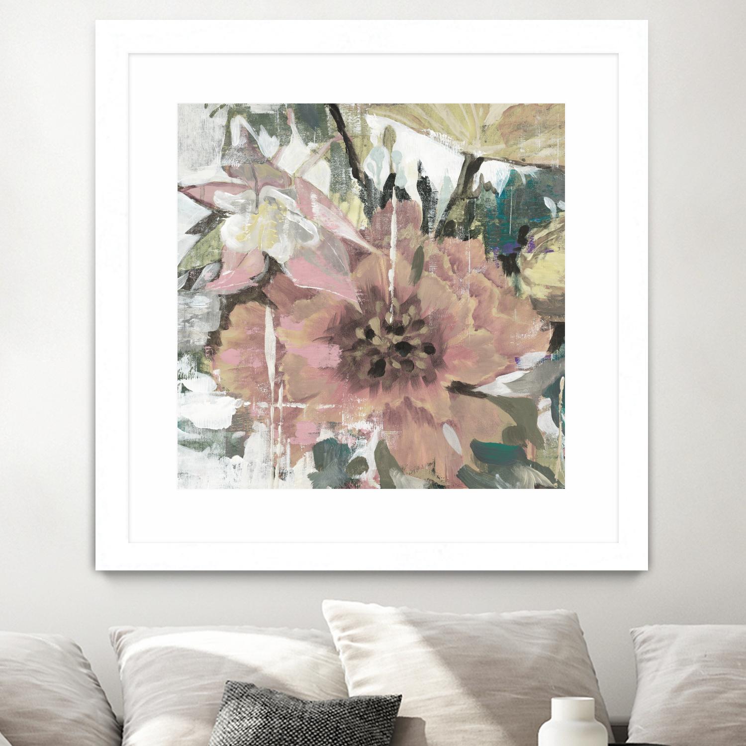 Simple Gifts V4 by Liz Jardine on GIANT ART - pinks florals