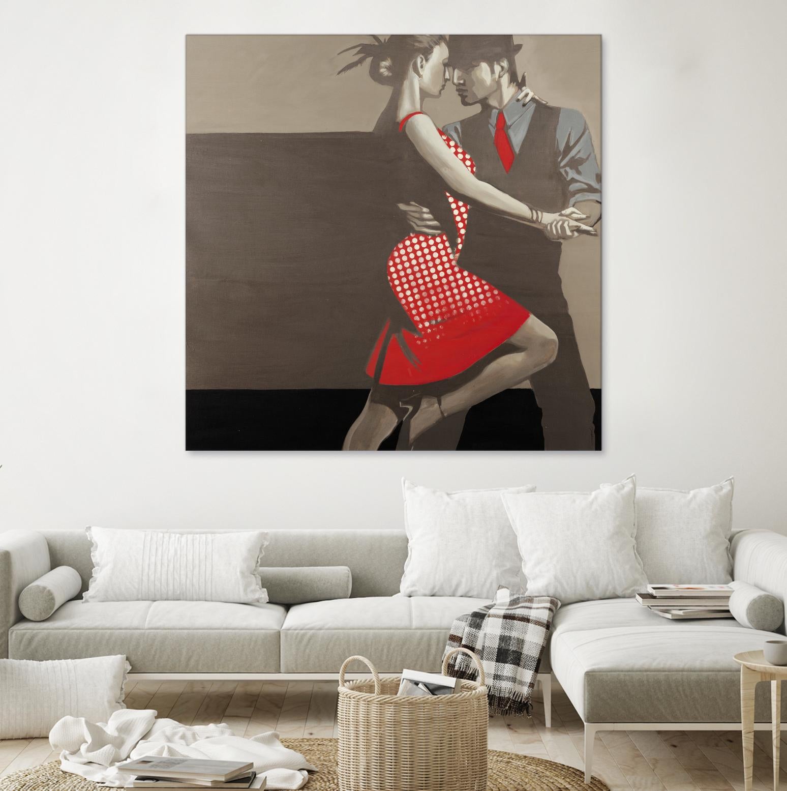 Last Tango by Liz Jardine on GIANT ART - grey men and women