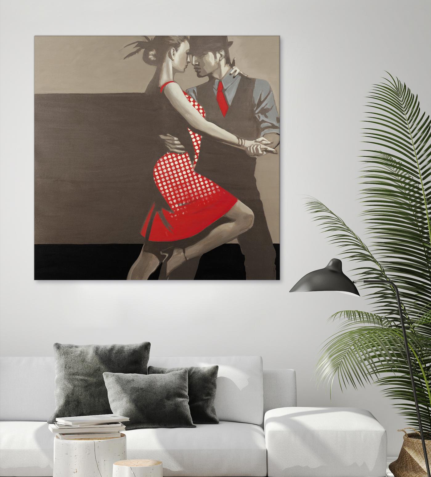 Last Tango by Liz Jardine on GIANT ART - grey men and women