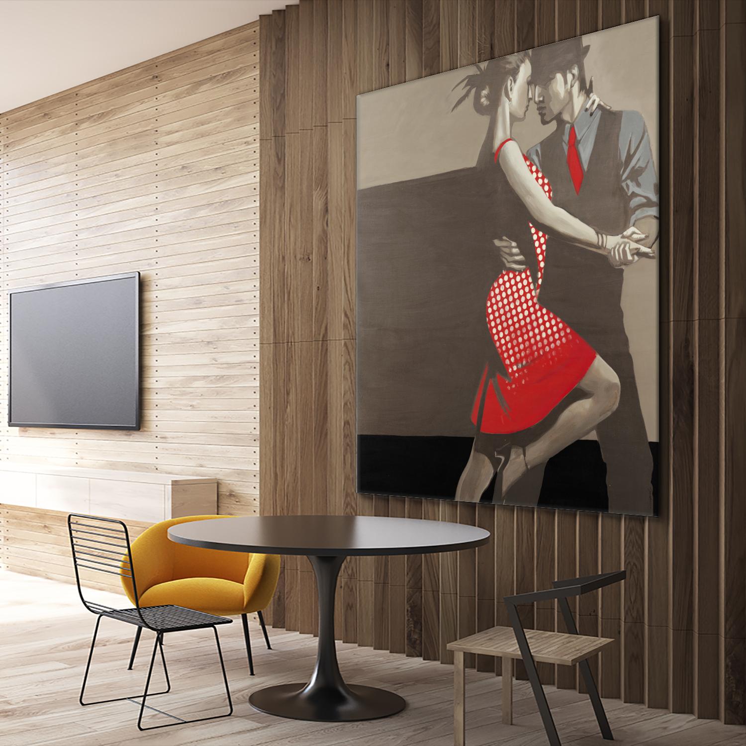 Last Tango by Liz Jardine on GIANT ART - grey men and women