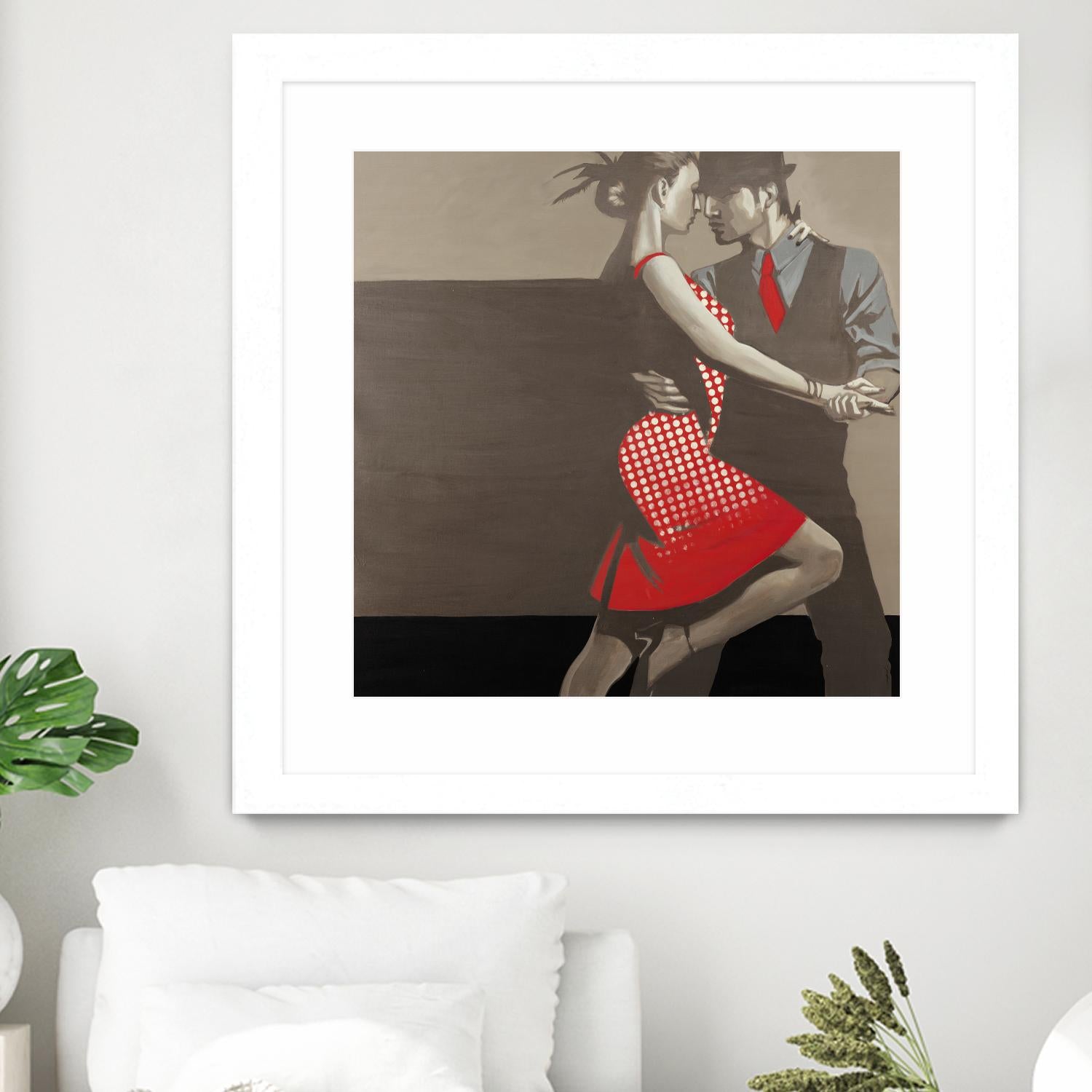 Last Tango by Liz Jardine on GIANT ART - grey men and women