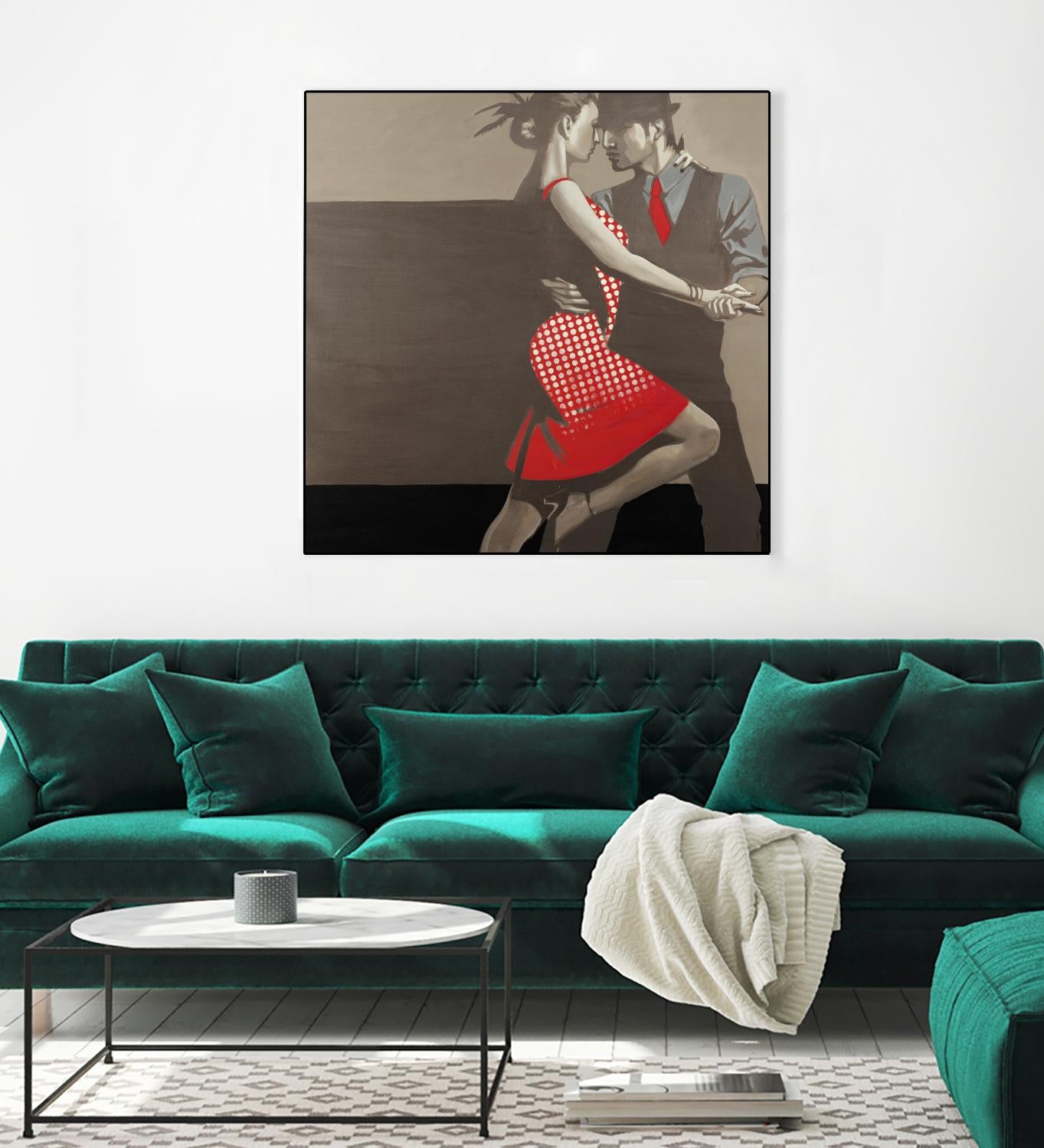 Last Tango by Liz Jardine on GIANT ART - grey men and women