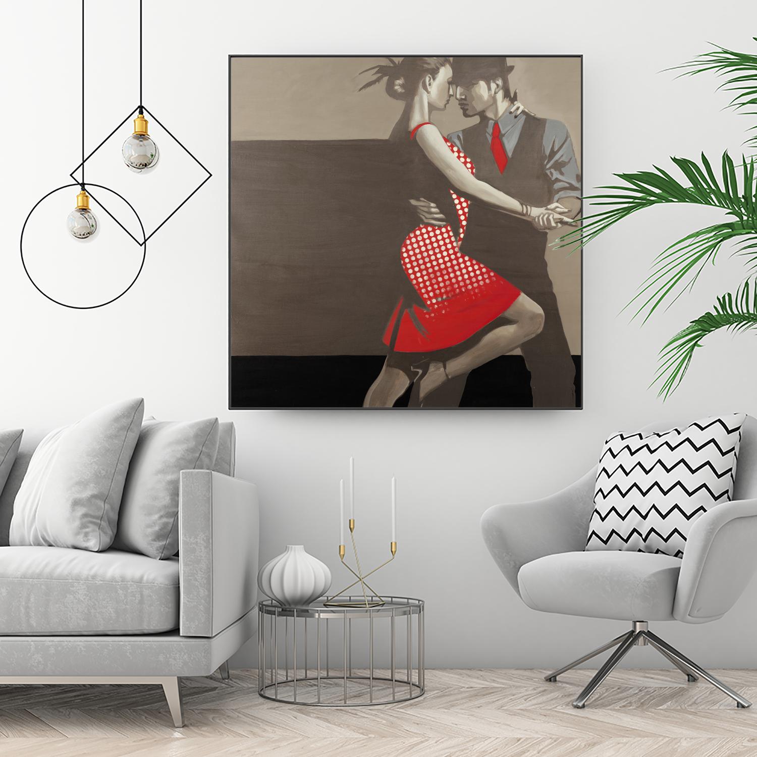 Last Tango by Liz Jardine on GIANT ART - grey men and women