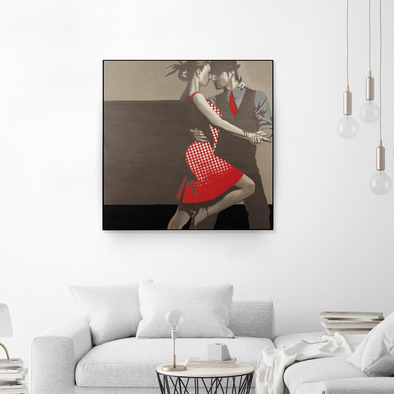 Last Tango by Liz Jardine on GIANT ART - grey men and women