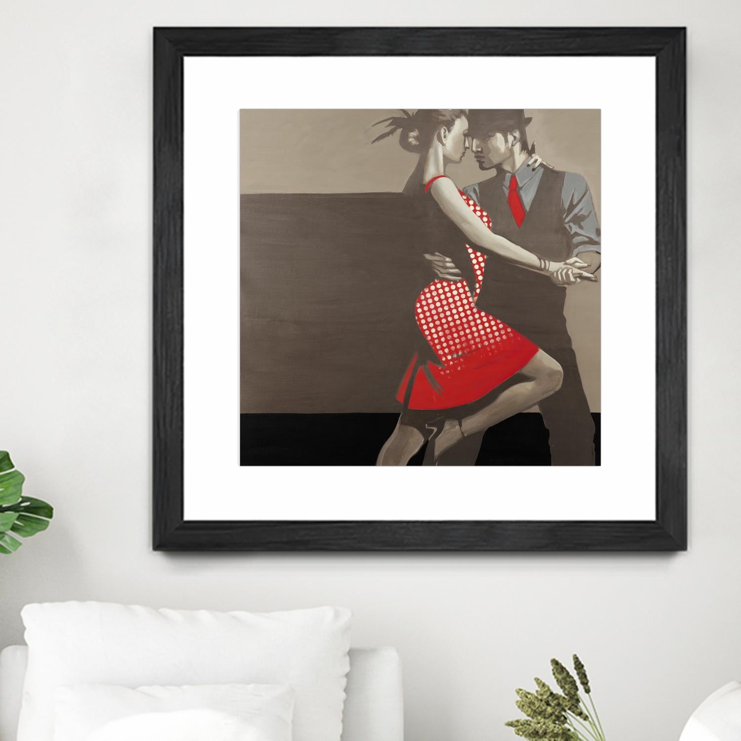 Last Tango by Liz Jardine on GIANT ART - grey men and women