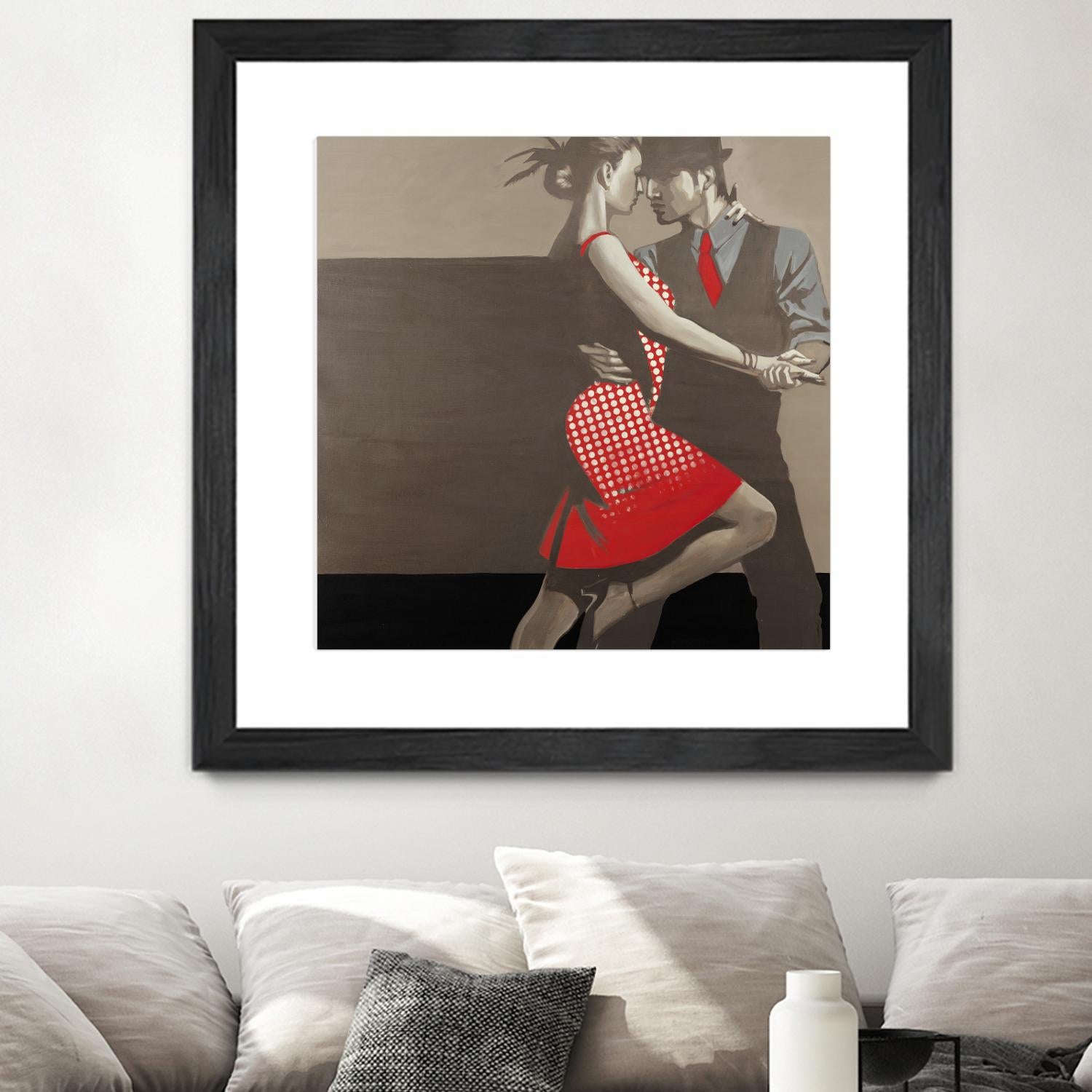 Last Tango by Liz Jardine on GIANT ART - grey men and women