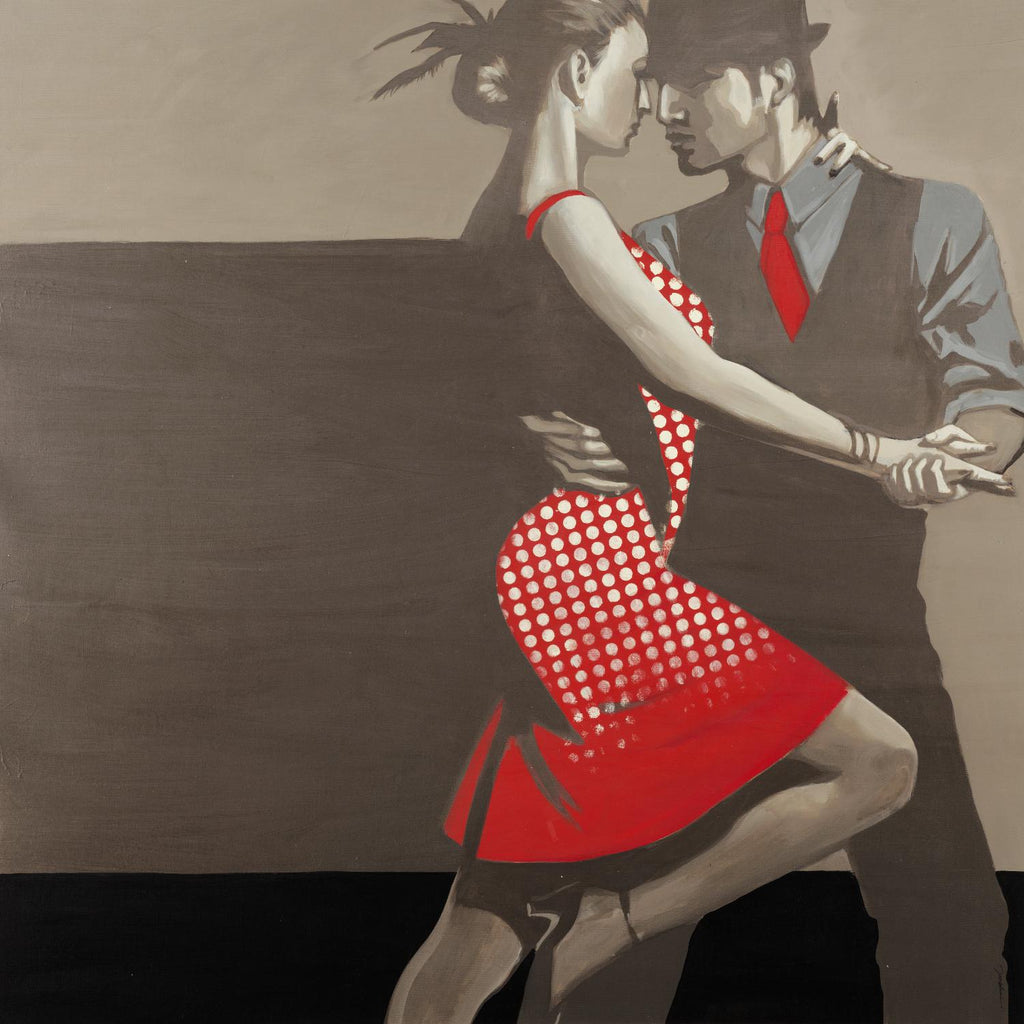 Last Tango by Liz Jardine on GIANT ART - grey men and women