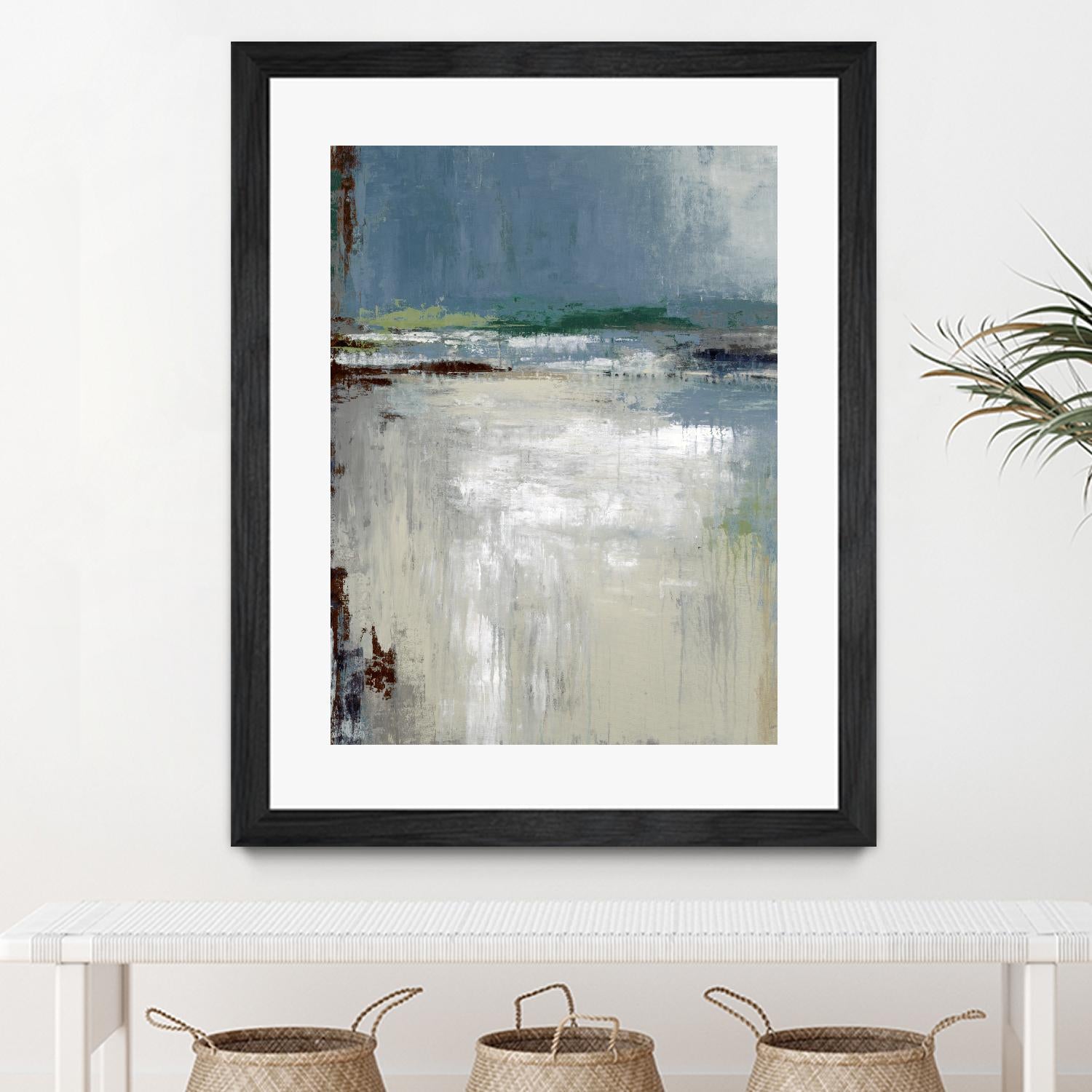 Soft Horizon by Liz Jardine on GIANT ART - white abstract