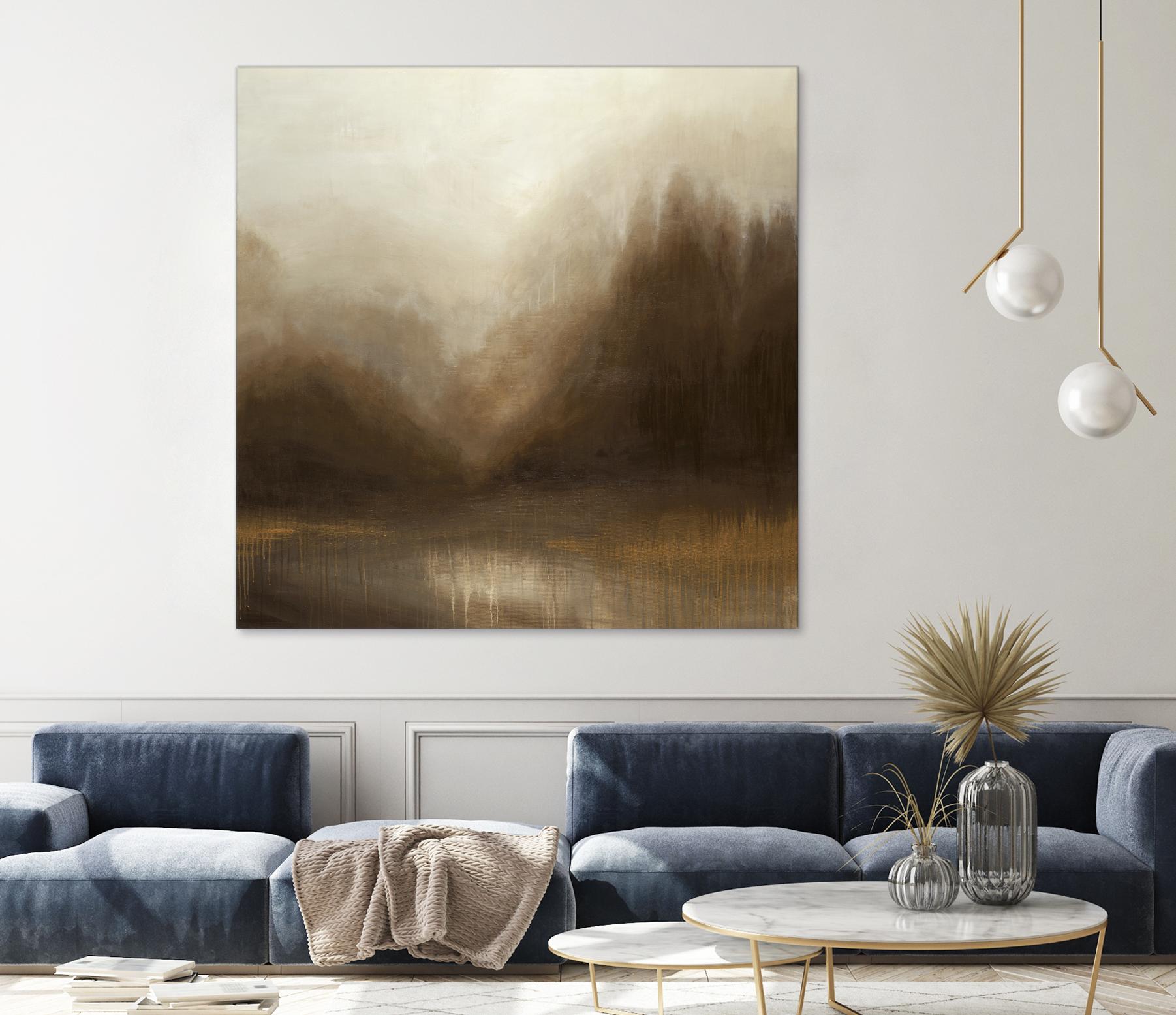 Pure Radiance by Liz Jardine on GIANT ART - beige abstract