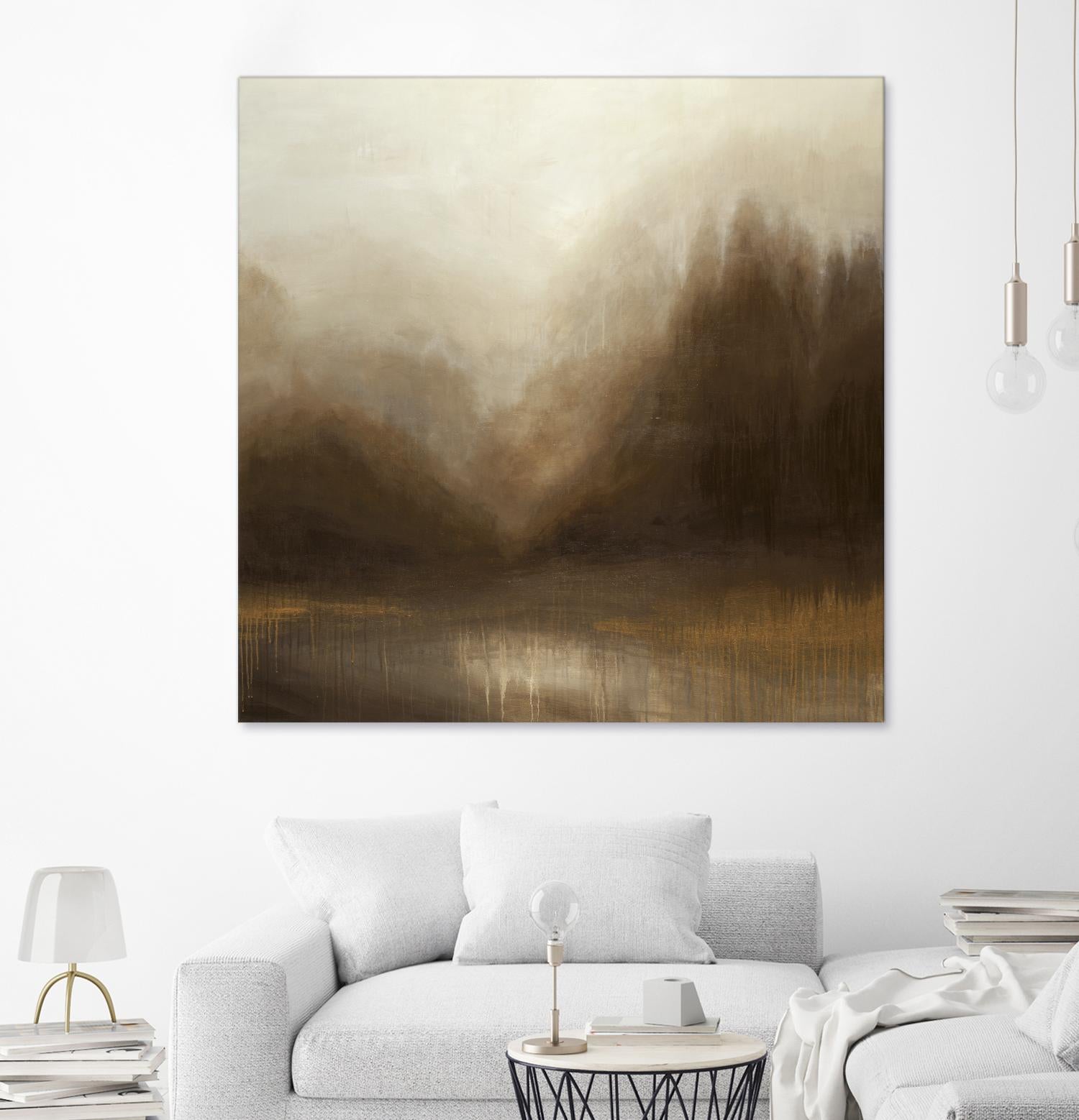 Pure Radiance by Liz Jardine on GIANT ART - beige abstract