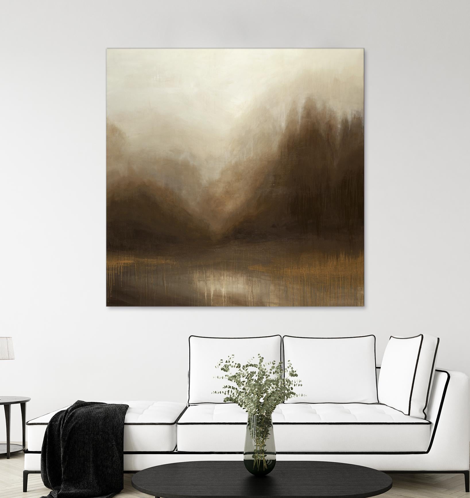 Pure Radiance by Liz Jardine on GIANT ART - beige abstract