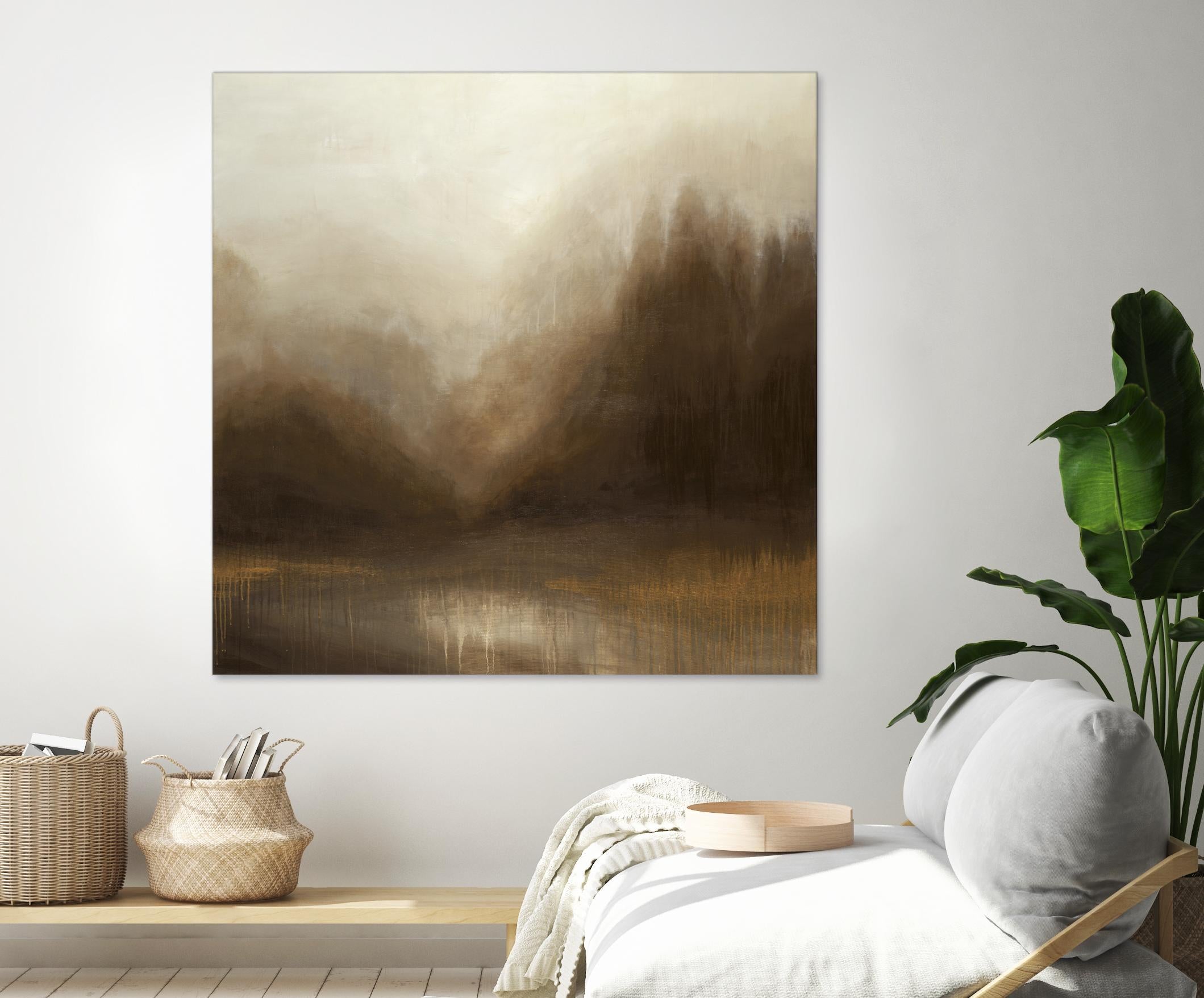Pure Radiance by Liz Jardine on GIANT ART - beige abstract