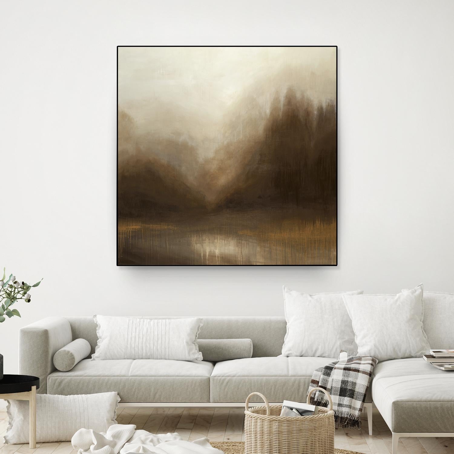 Pure Radiance by Liz Jardine on GIANT ART - beige abstract