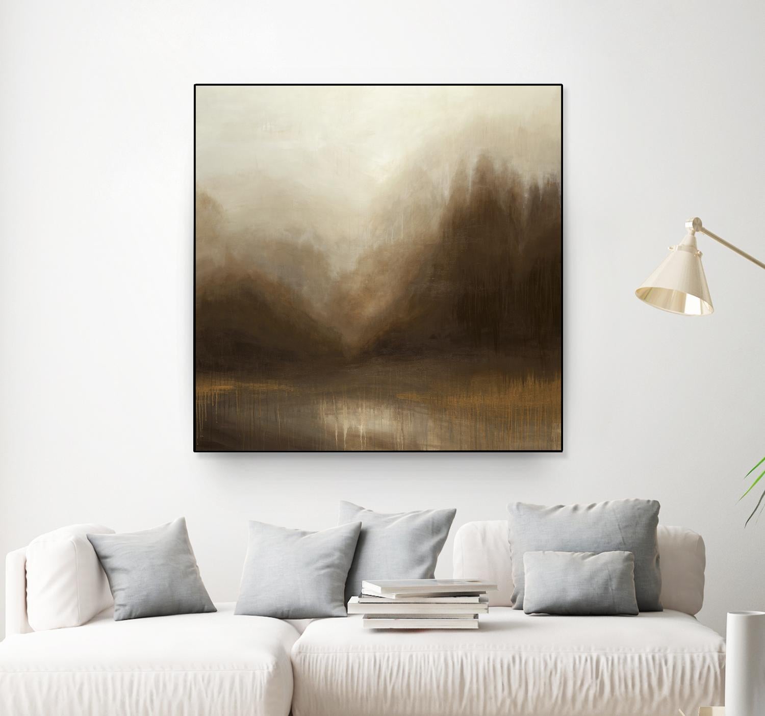 Pure Radiance by Liz Jardine on GIANT ART - beige abstract