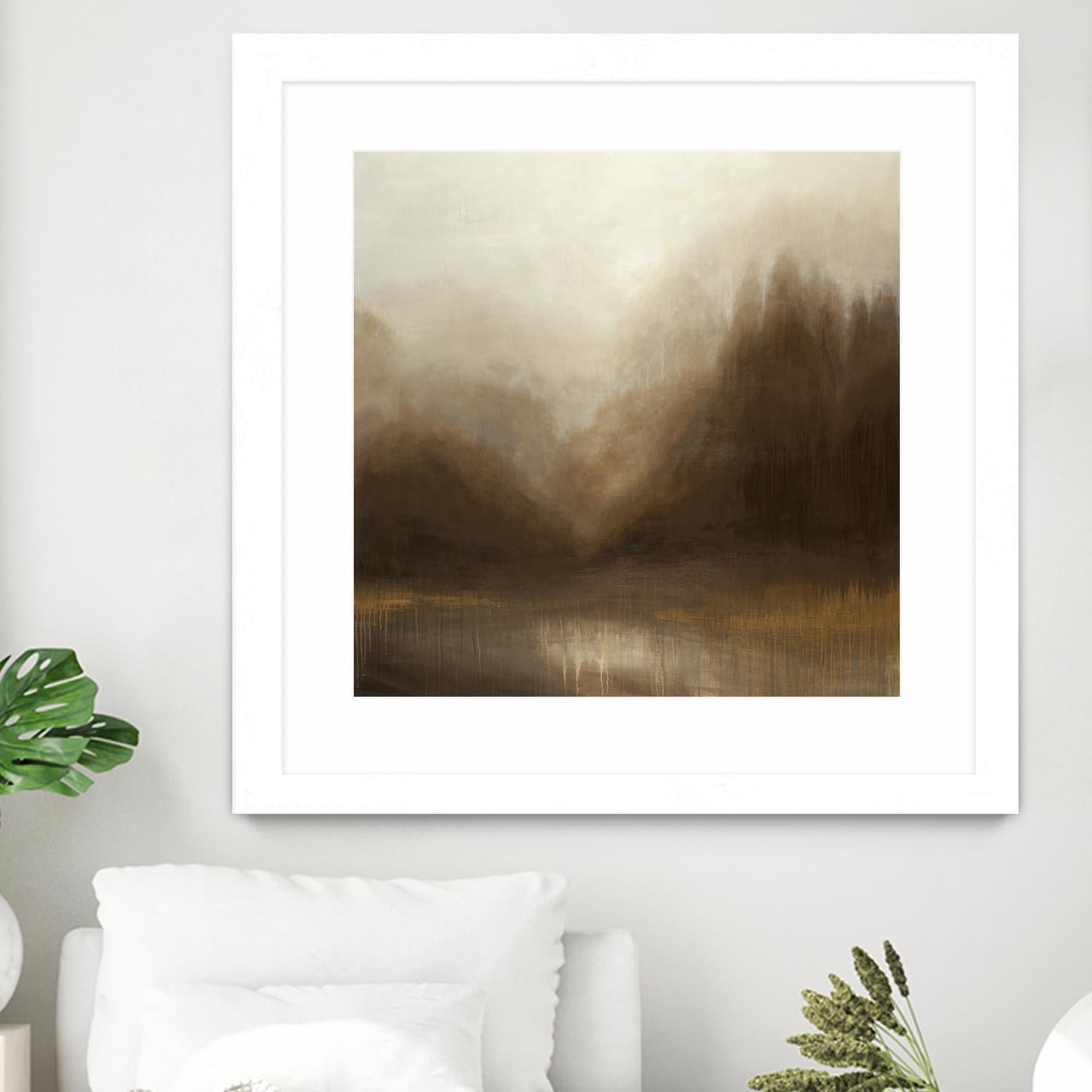 Pure Radiance by Liz Jardine on GIANT ART - beige abstract