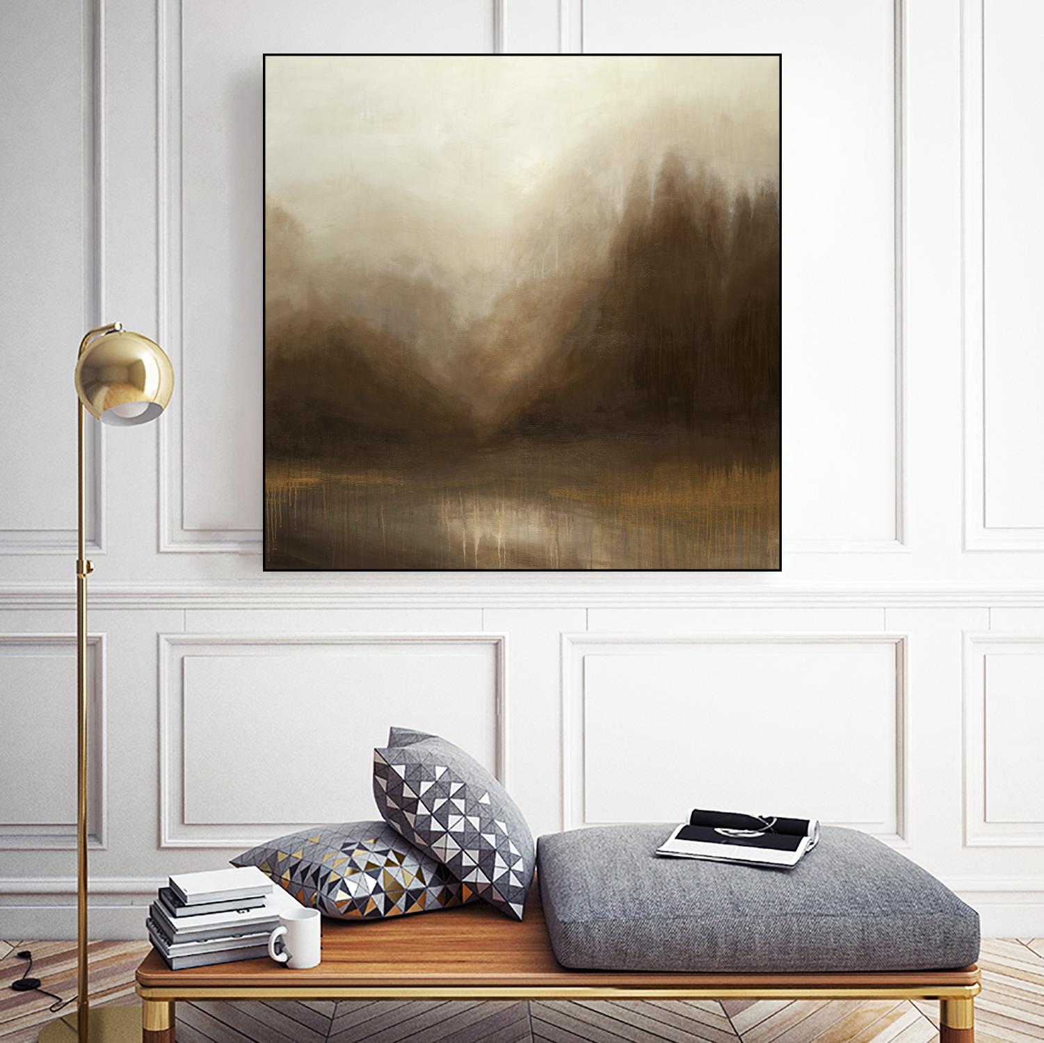 Pure Radiance by Liz Jardine on GIANT ART - beige abstract