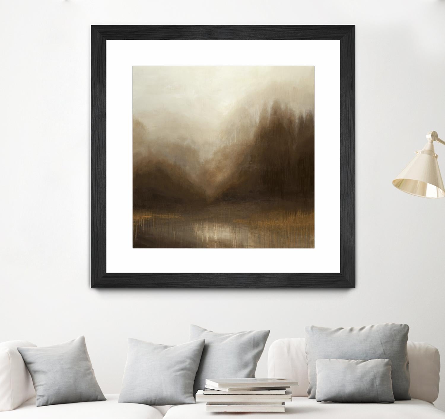 Pure Radiance by Liz Jardine on GIANT ART - beige abstract