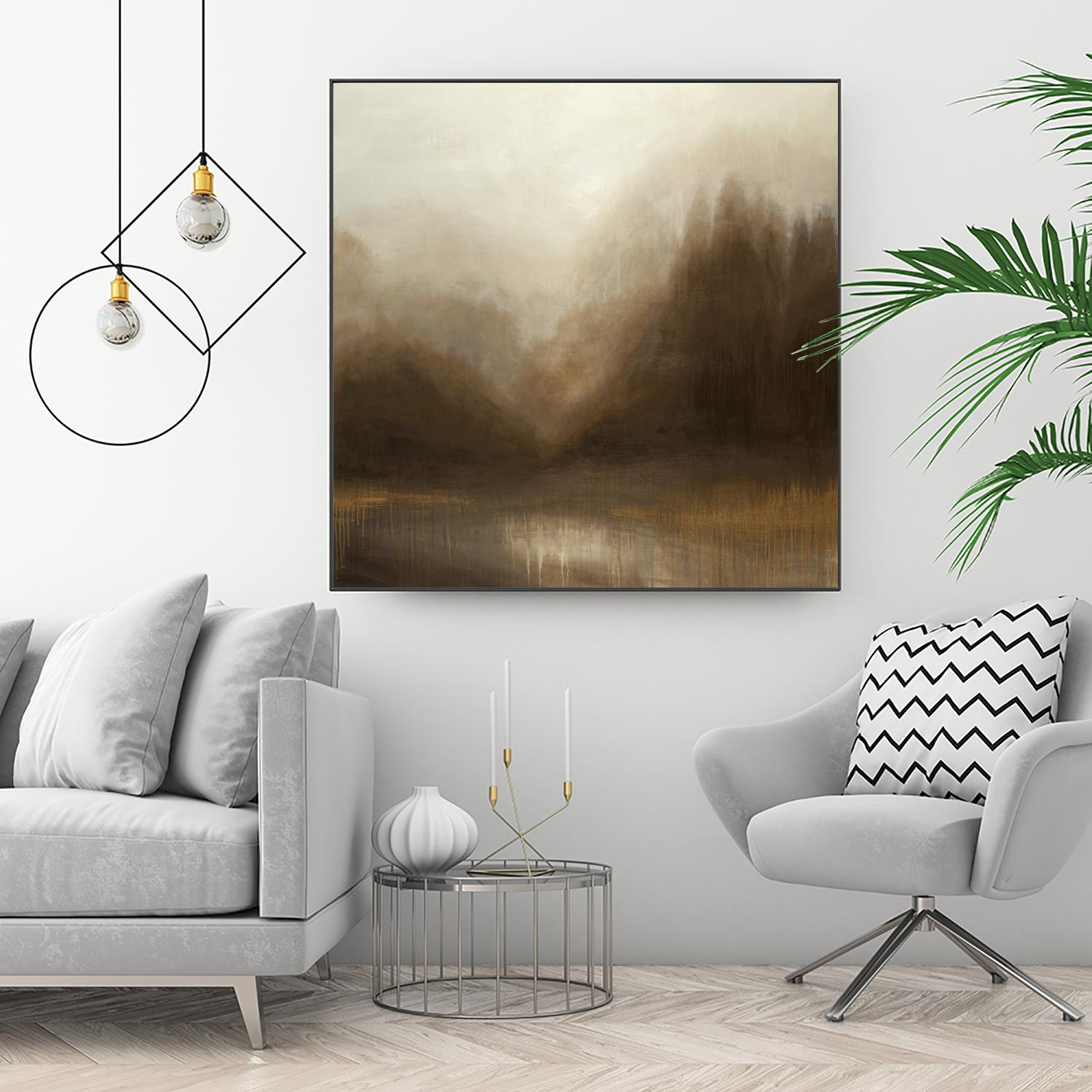 Pure Radiance by Liz Jardine on GIANT ART - beige abstract