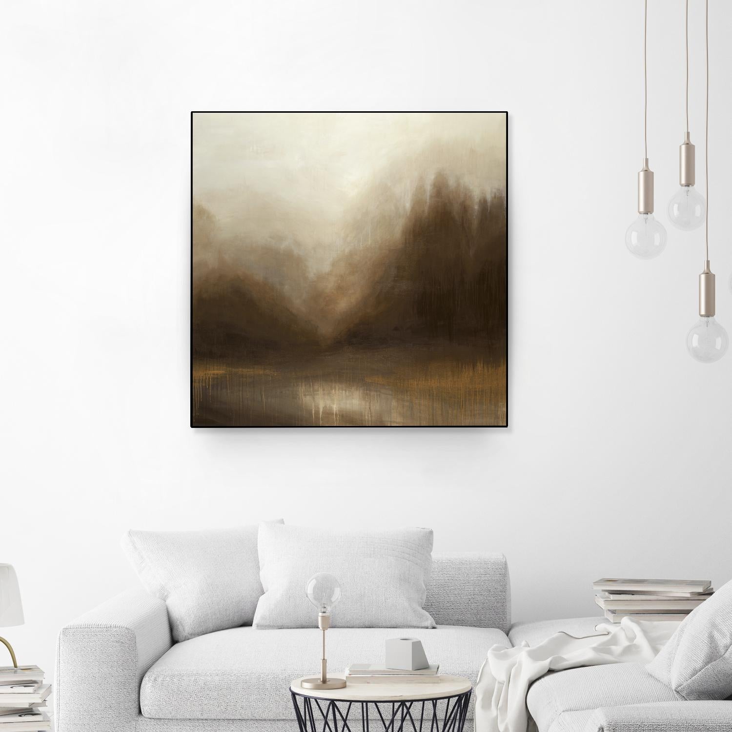 Pure Radiance by Liz Jardine on GIANT ART - beige abstract