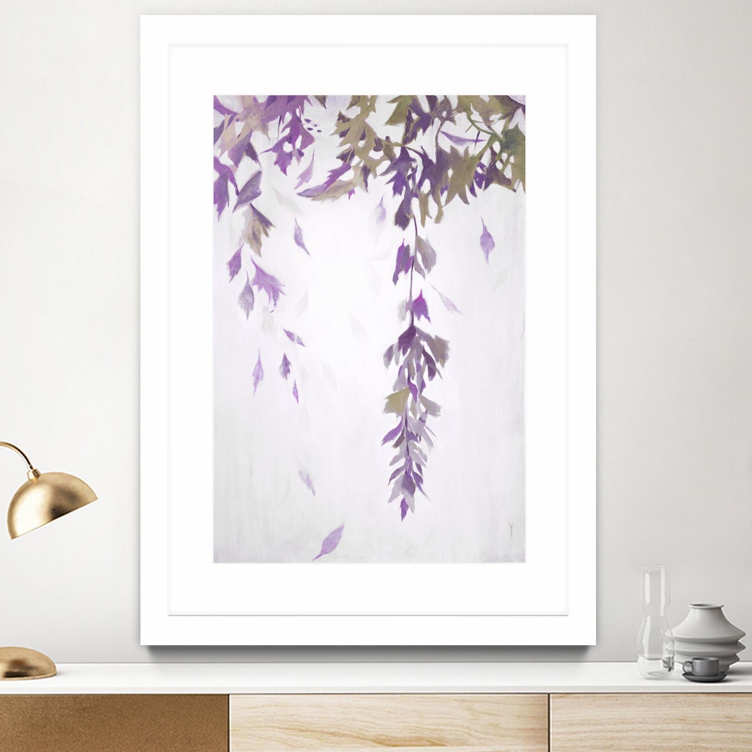 Leaf Cascade V2 by Liz Jardine on GIANT ART - botanicals