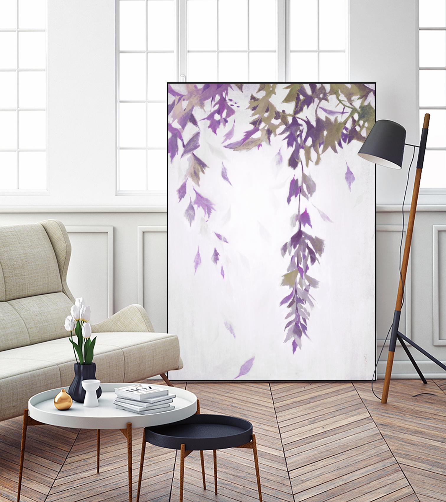 Leaf Cascade V2 by Liz Jardine on GIANT ART - botanicals