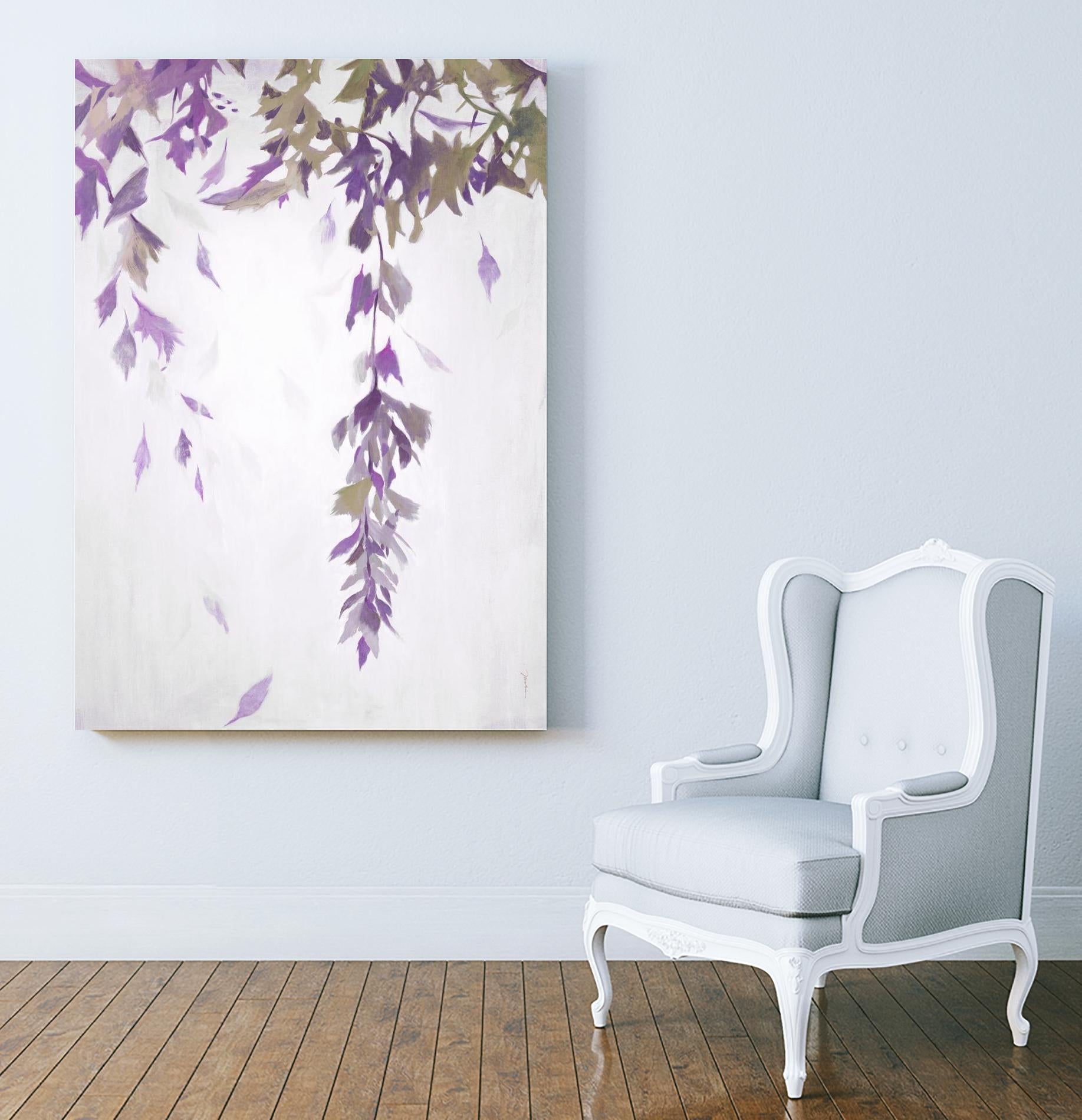 Leaf Cascade V2 by Liz Jardine on GIANT ART - botanicals