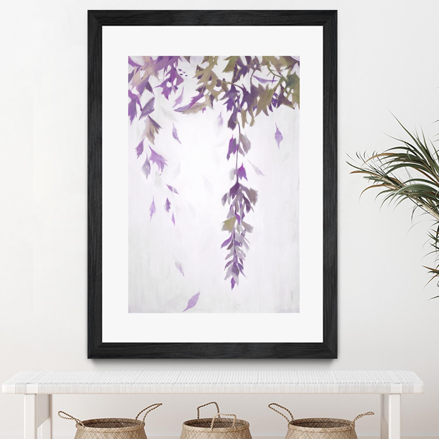 Leaf Cascade V2 by Liz Jardine on GIANT ART - botanicals