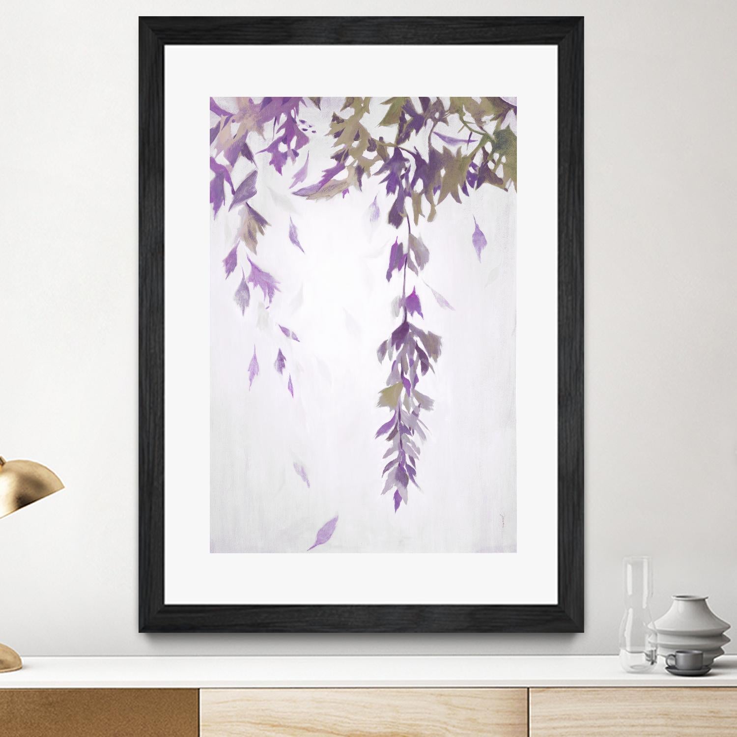 Leaf Cascade V2 by Liz Jardine on GIANT ART - botanicals