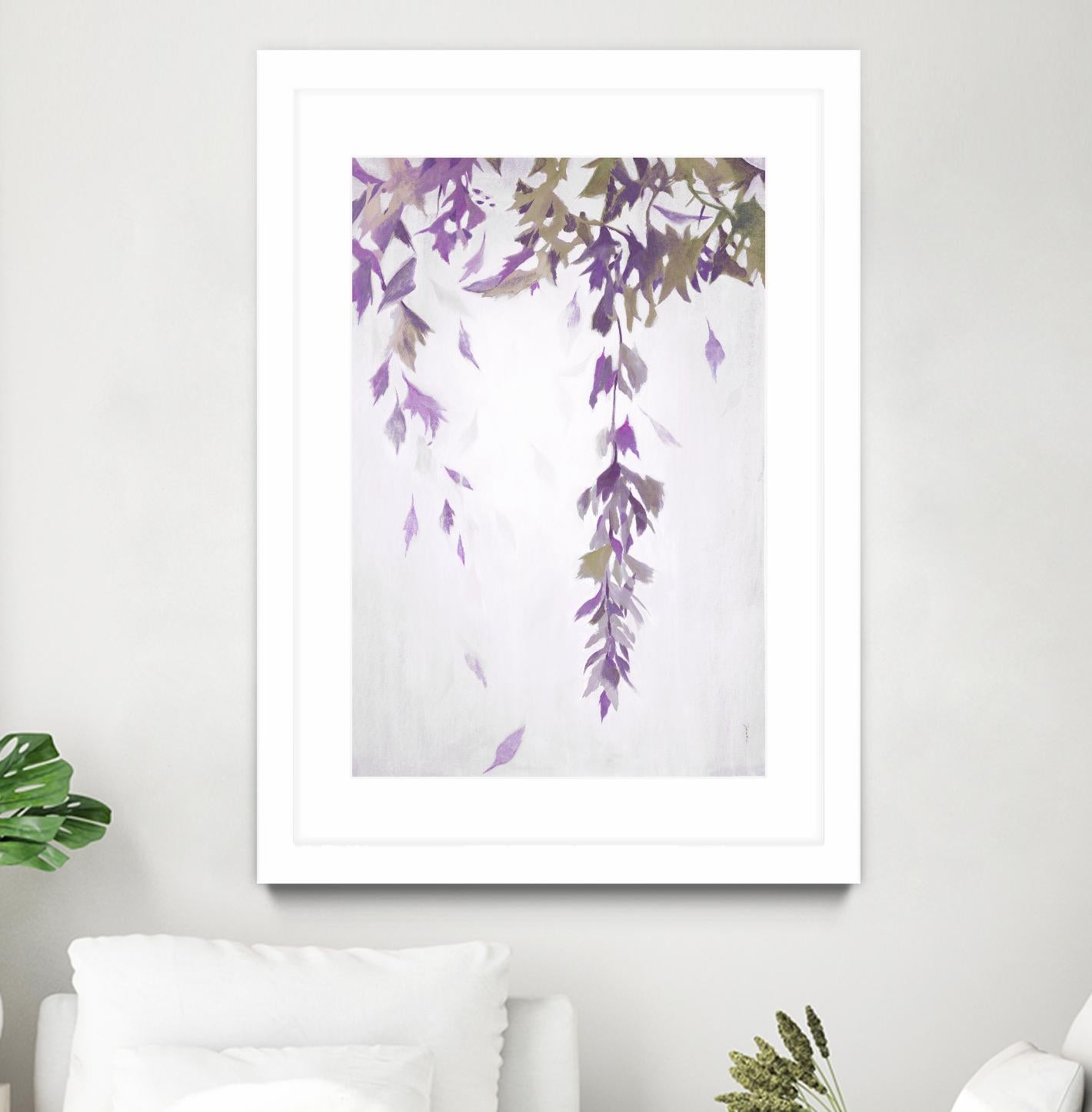 Leaf Cascade V2 by Liz Jardine on GIANT ART - botanicals