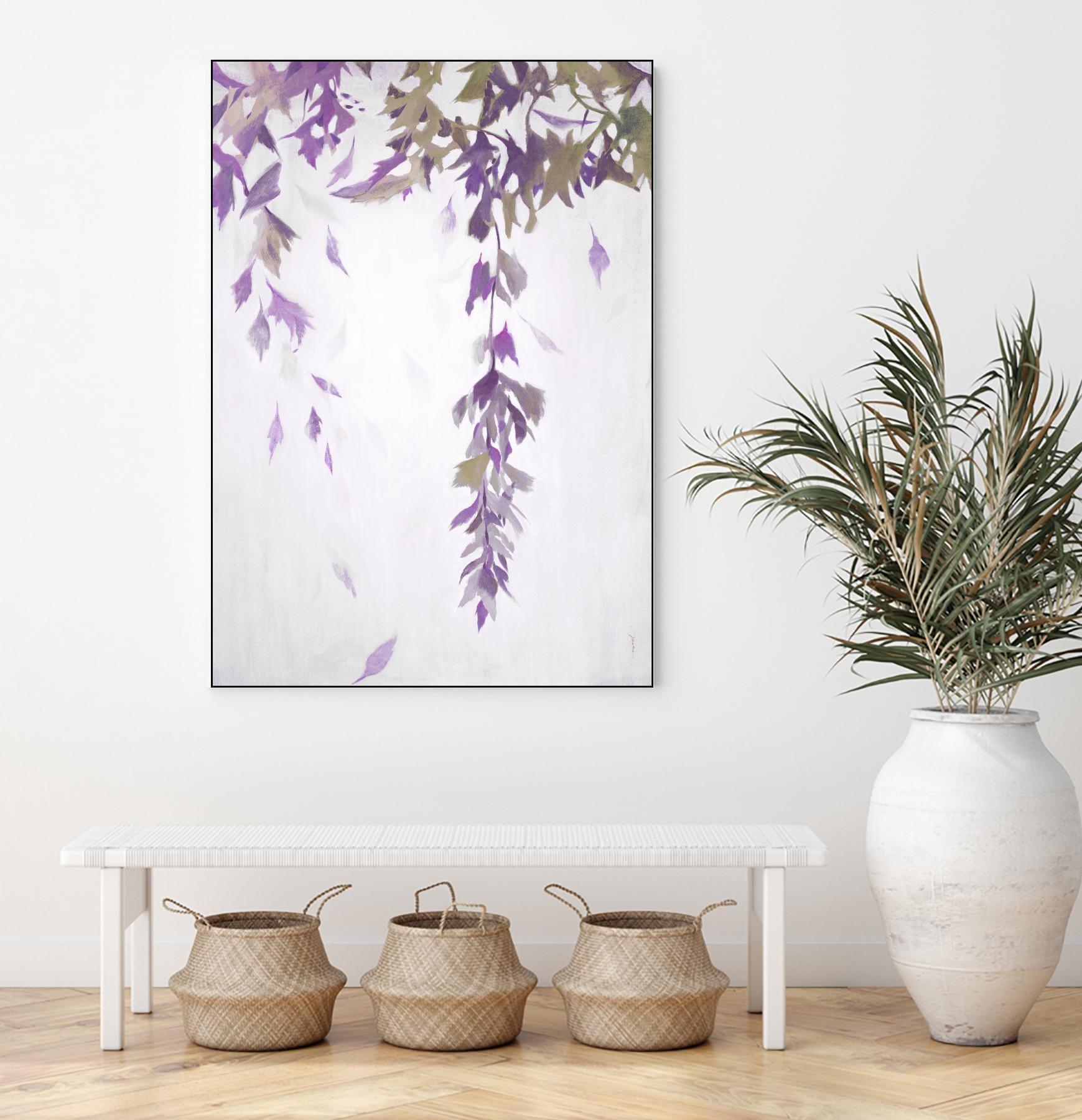 Leaf Cascade V2 by Liz Jardine on GIANT ART - botanicals