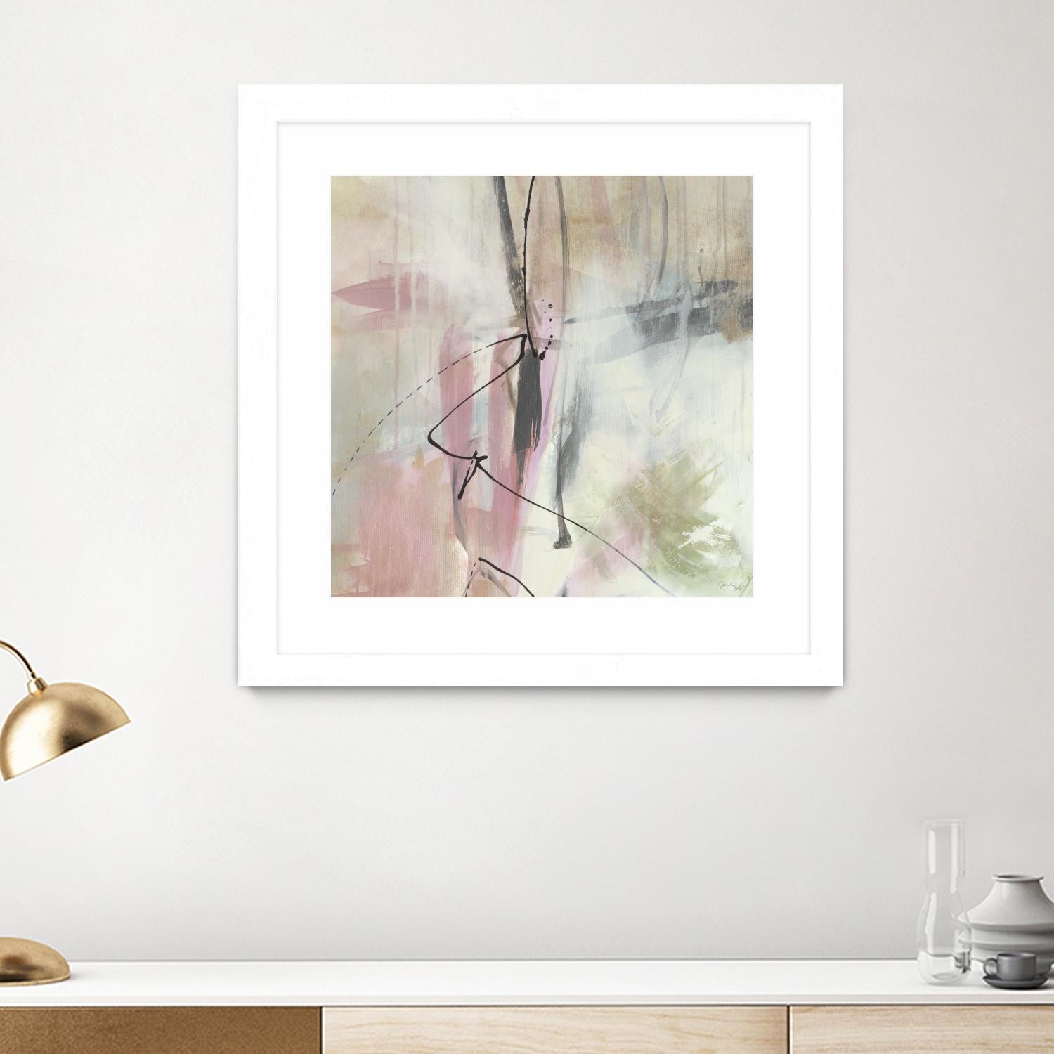 A la mode by Liz Jardine on GIANT ART - beige abstract